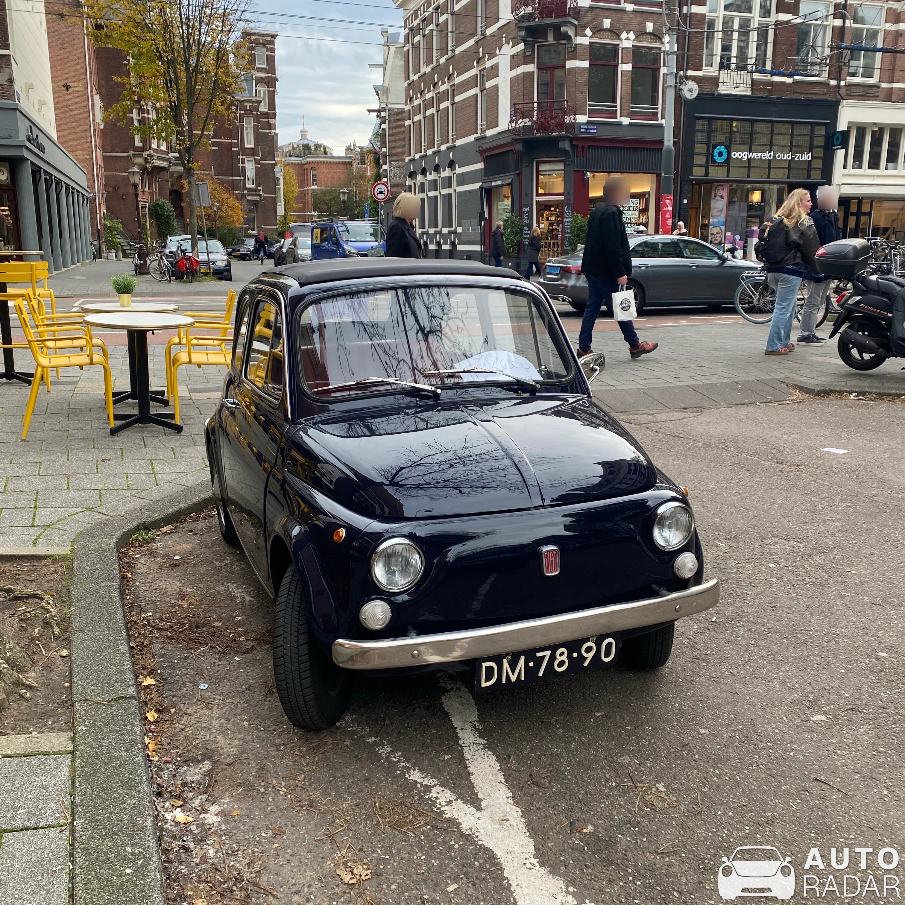 Fiat 500 D spotted in Amsterdam