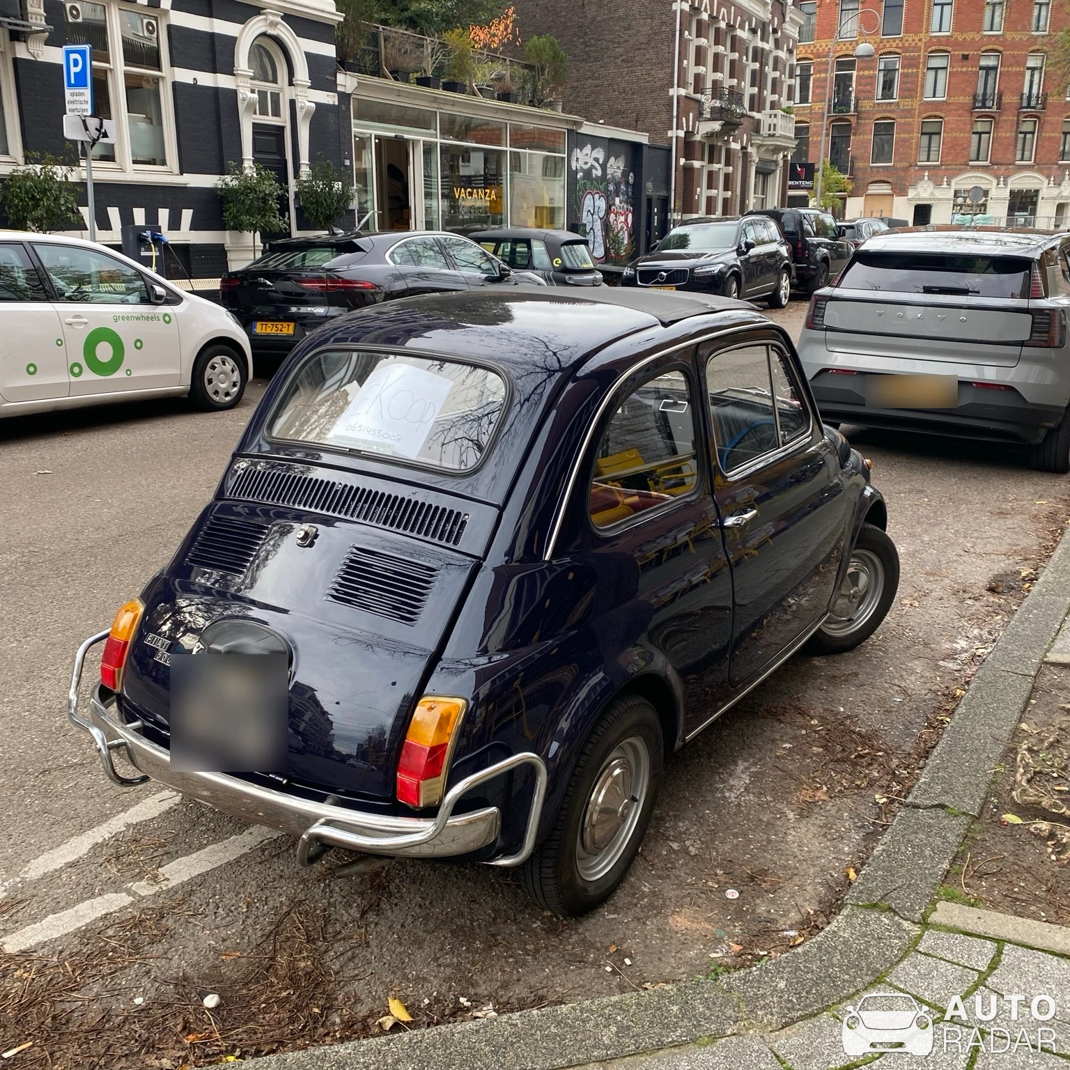Fiat 500 D spotted in Amsterdam, Nederland