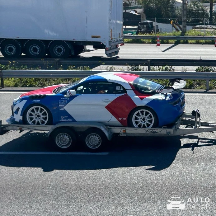 Alpine A110 Rally RGT spotted in Mougins