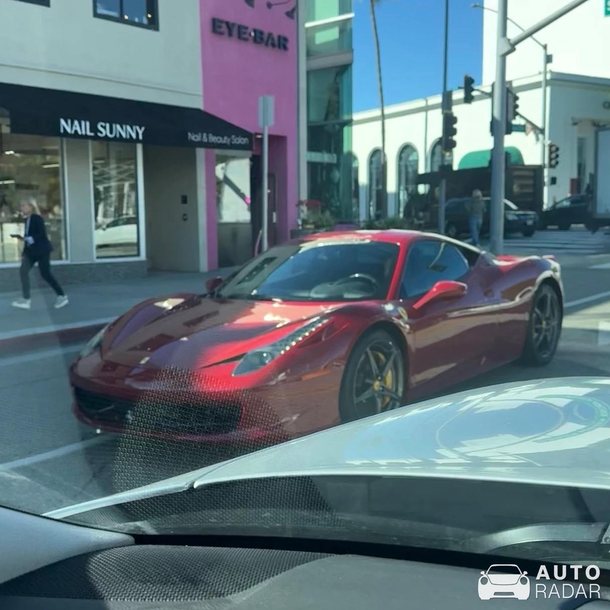 Ferrari 458 Italia spotted in Beverly Hills, United States