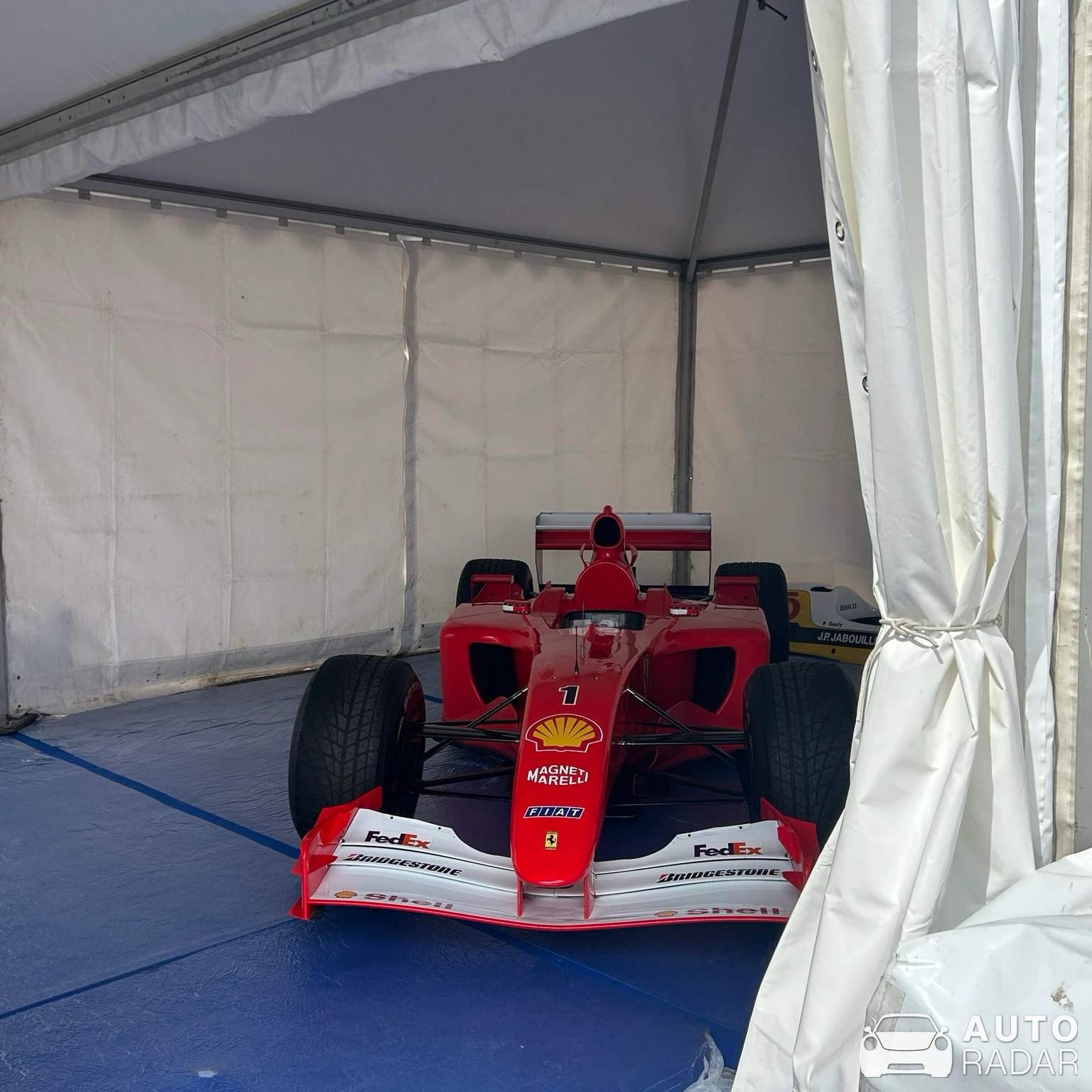 Ferrari F2001 spotted in Le Castellet