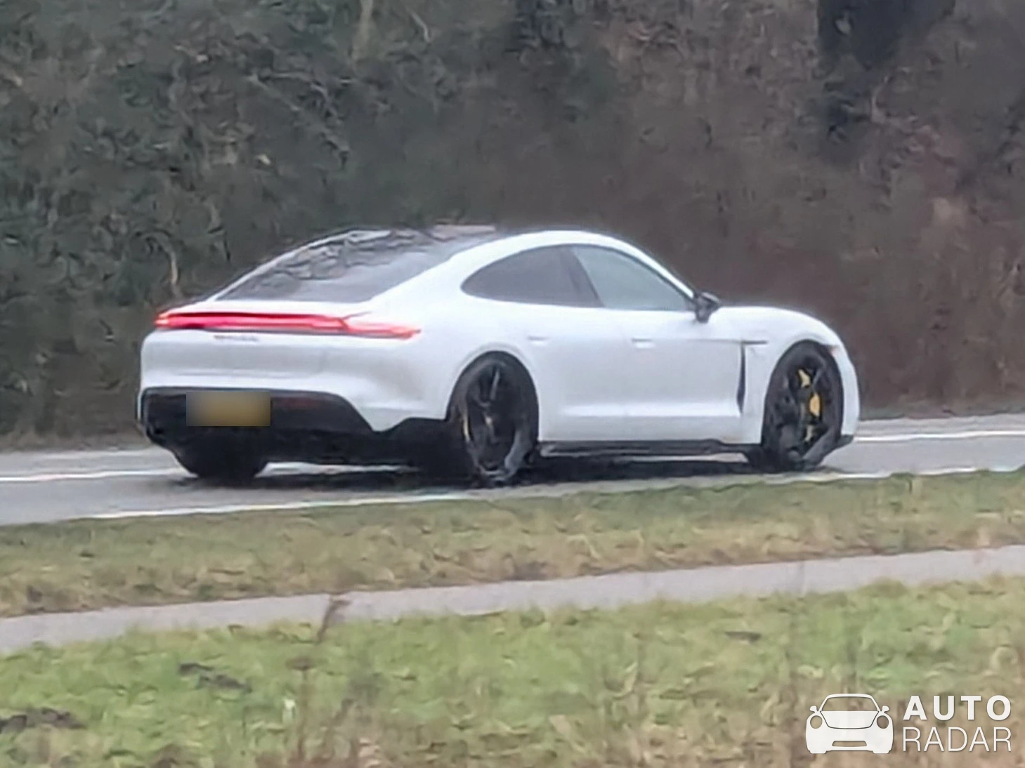 Porsche Taycan Turbo S spotted in Hengelo, Netherlands