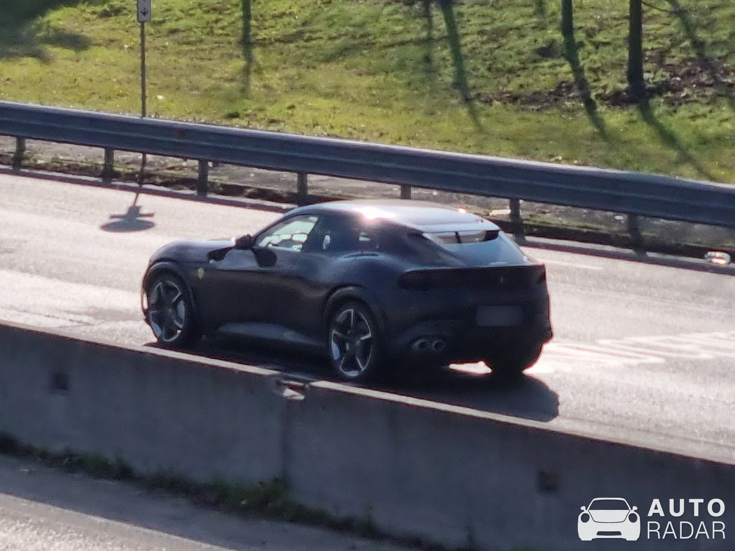 Ferrari Purosangue spotted in Milano, Italy