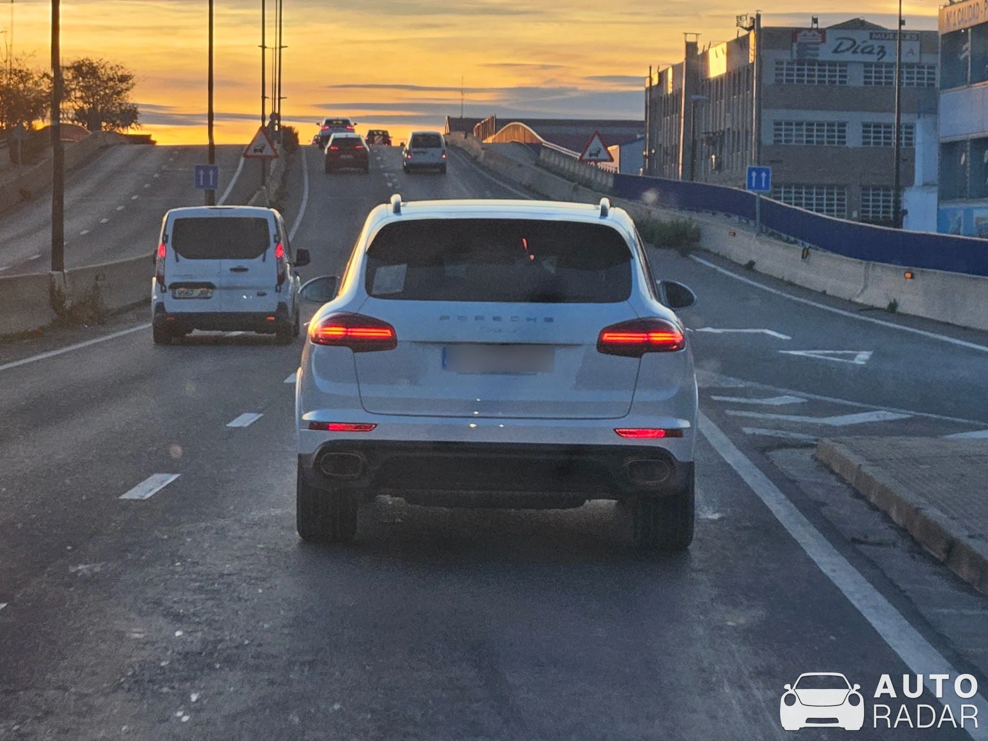 Porsche Cayenne spotted in Zaragoza, Spain