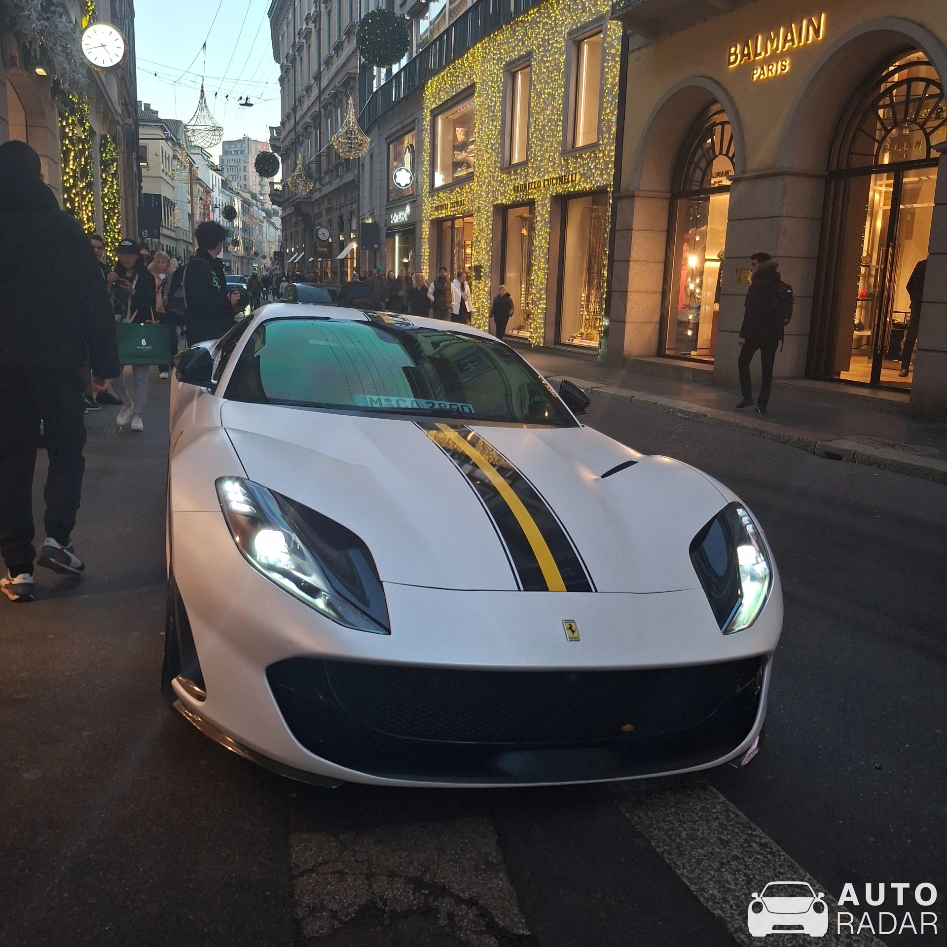 Ferrari 812 GTS spotted in Milano, Italy