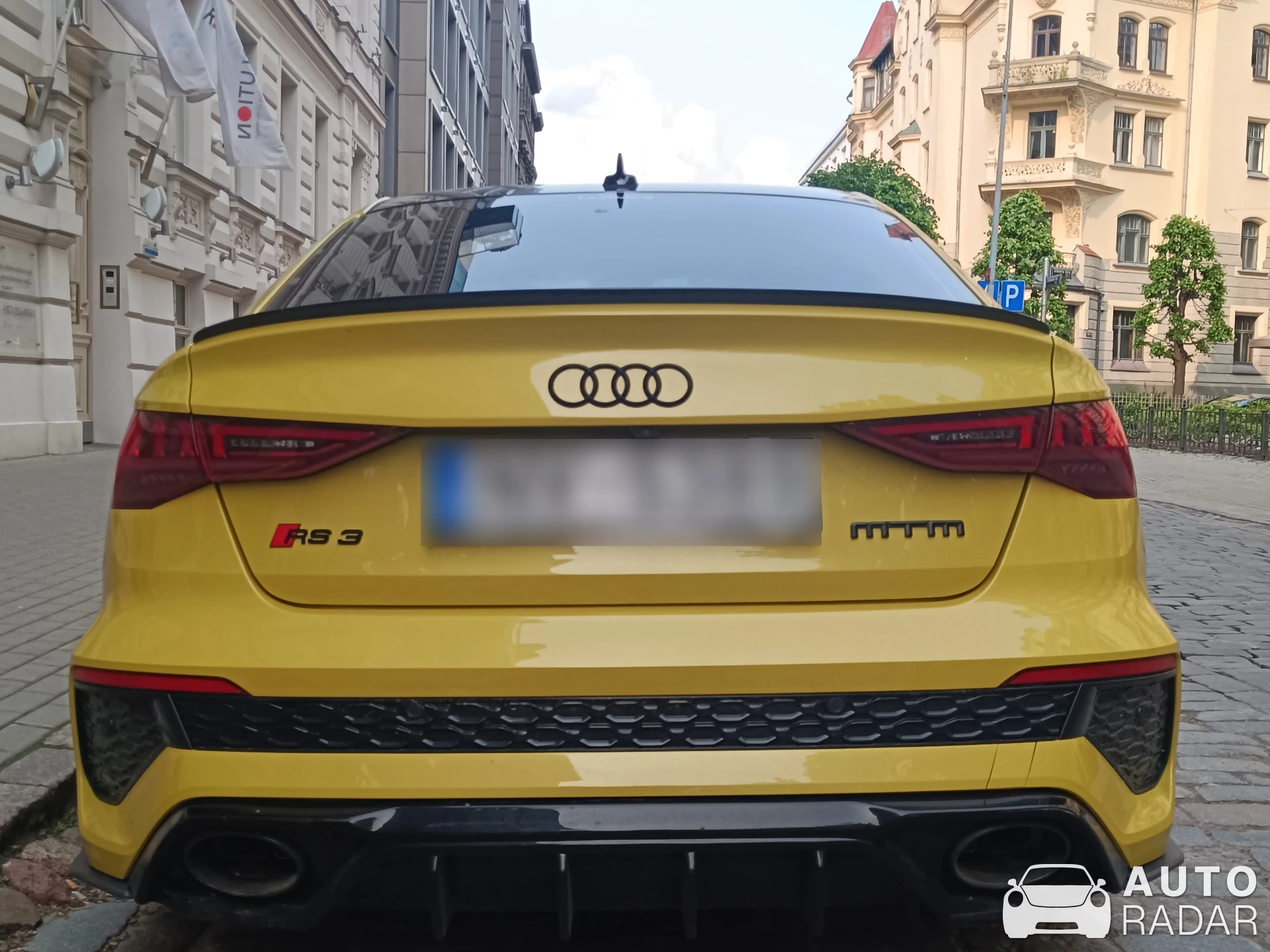 Audi MTM RS3 Sedan 8V spotted in Rīga