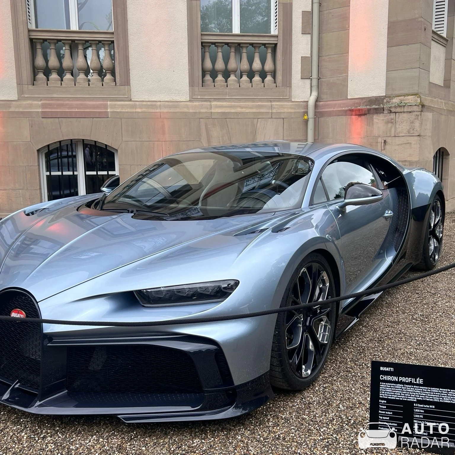 Bugatti Chiron Profilée spotted in Strasbourg