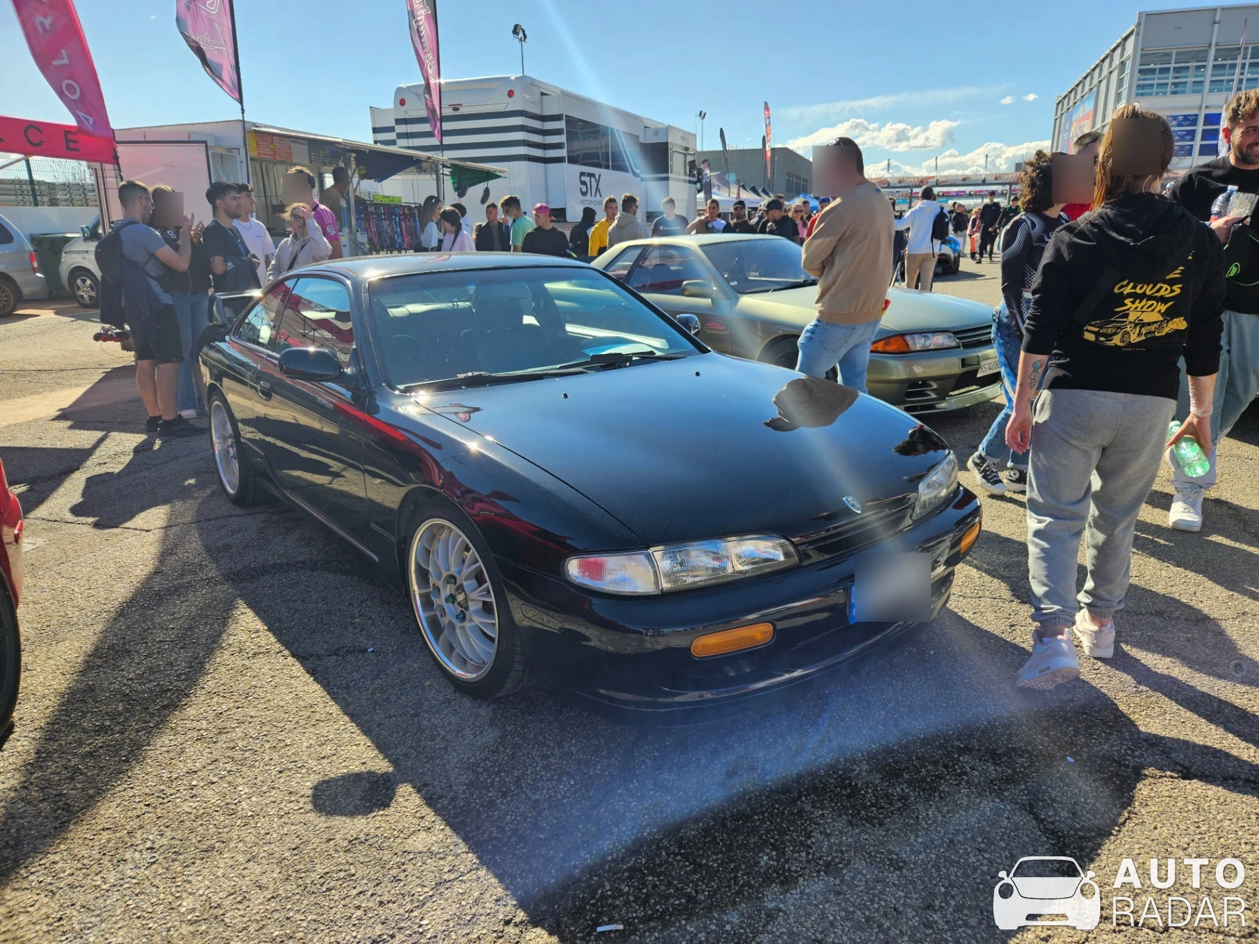 Nissan Silvia S14 spotted in Cheste, Spain