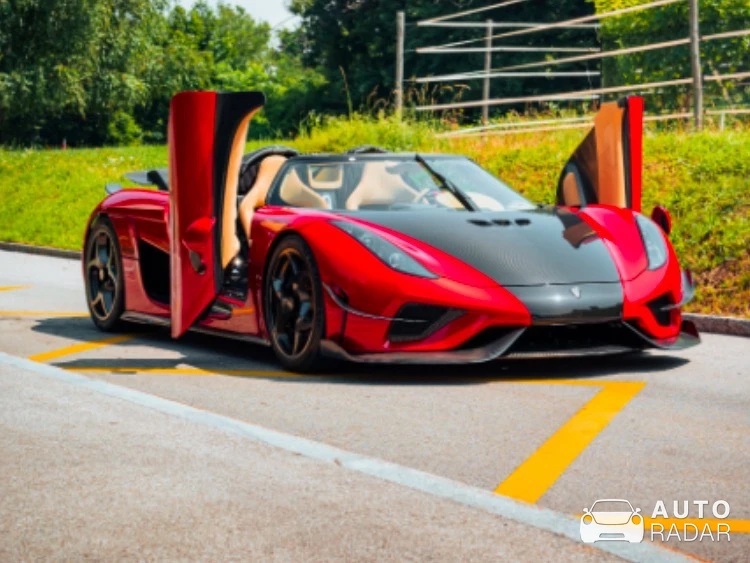 Koenigsegg Regera spotted in Sainte-Suzanne-et-Chammes, France