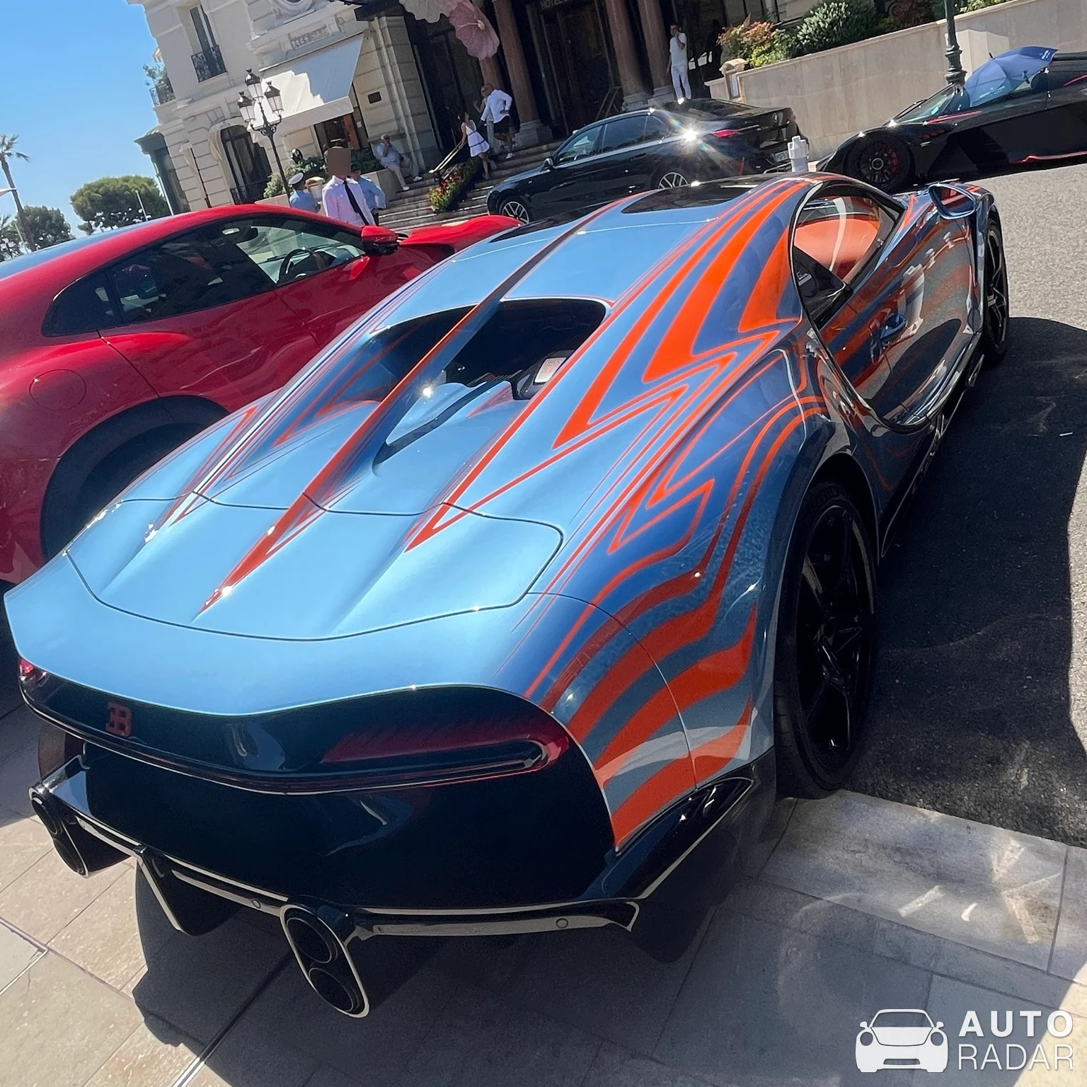 Bugatti Chiron Super Sport Vagues de Lumière spotted in Monaco
