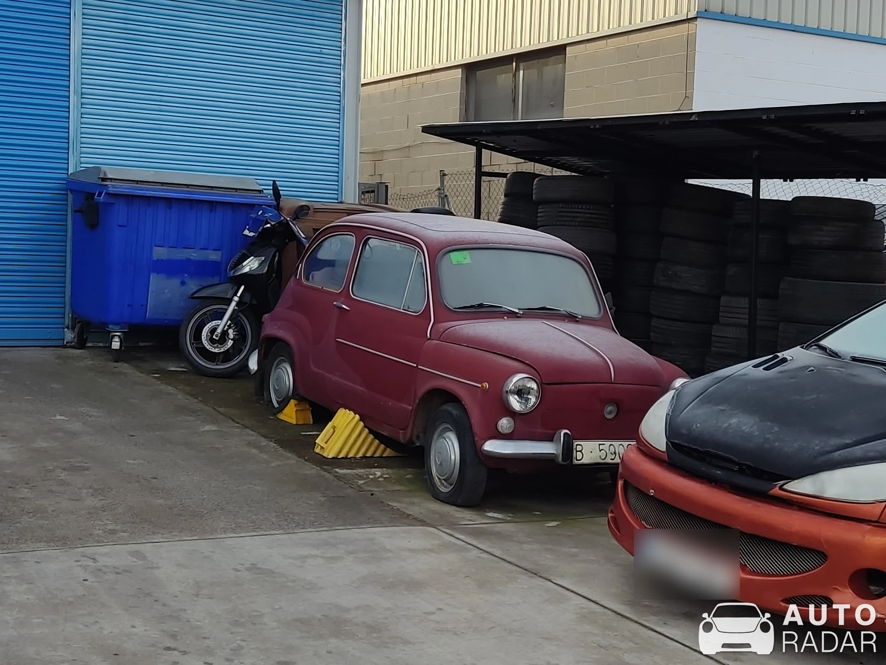 SEAT 600 spotted in Riells i Viabrea, España