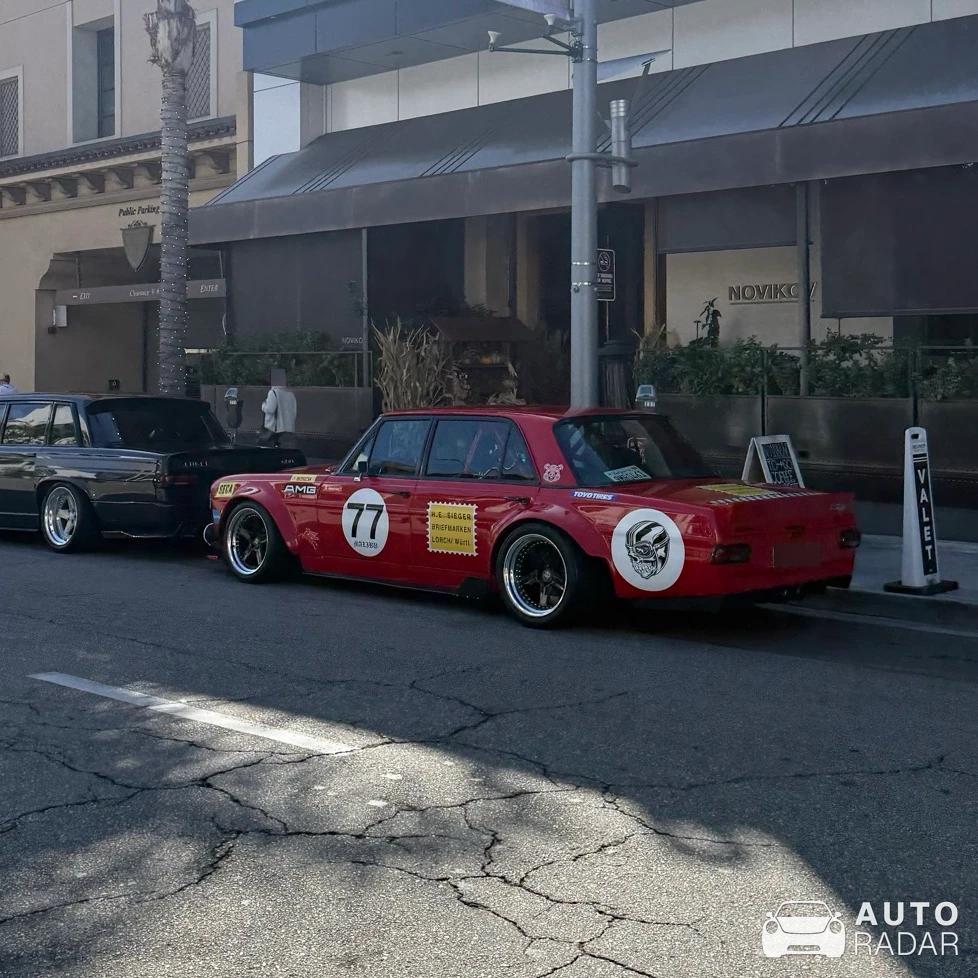 Mercedes-Benz C 63 AMG W205 S-KLUB LA 300 SEL 6.3 spotted in Beverly Hills