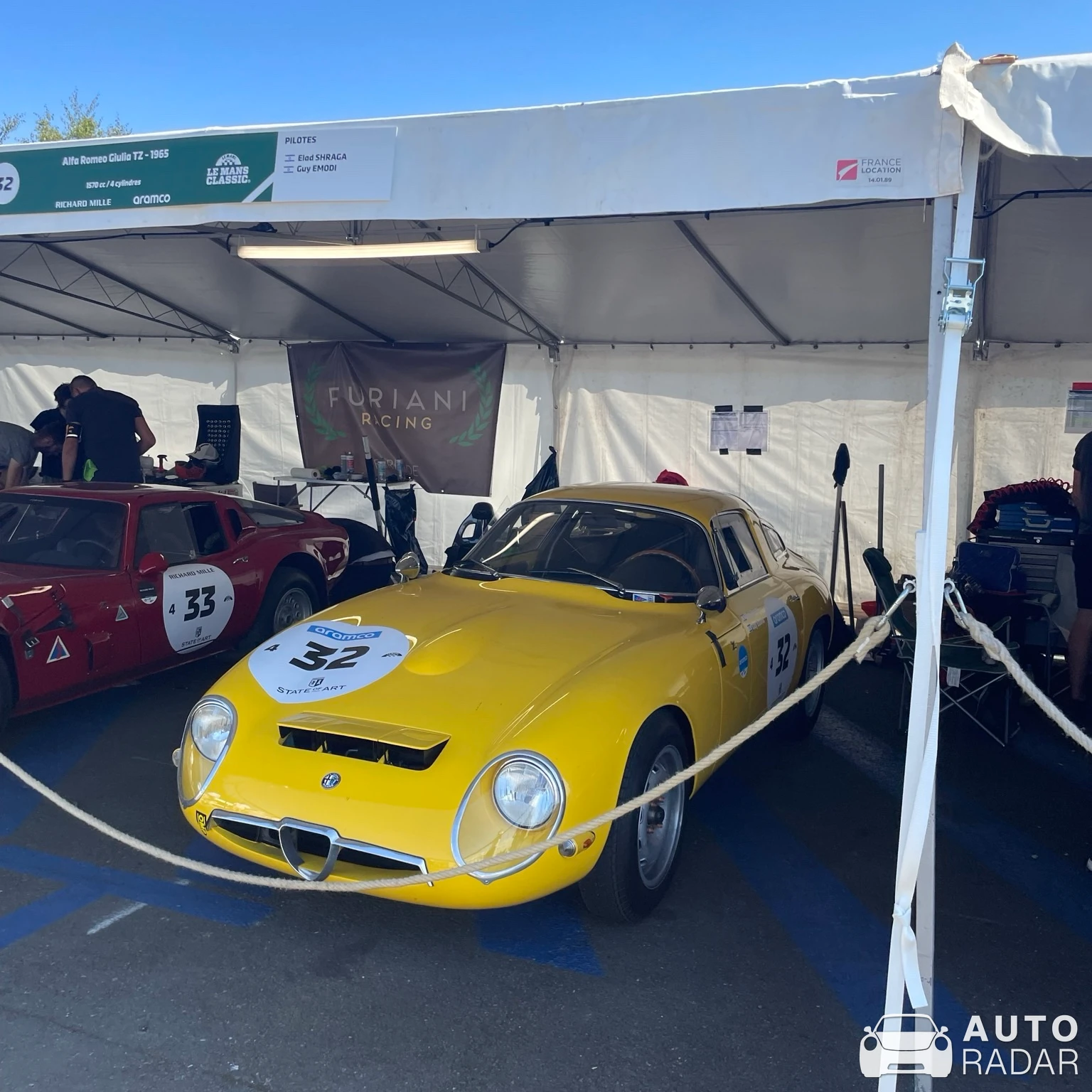 Alfa Romeo Giulia TZ spotted in Le Mans