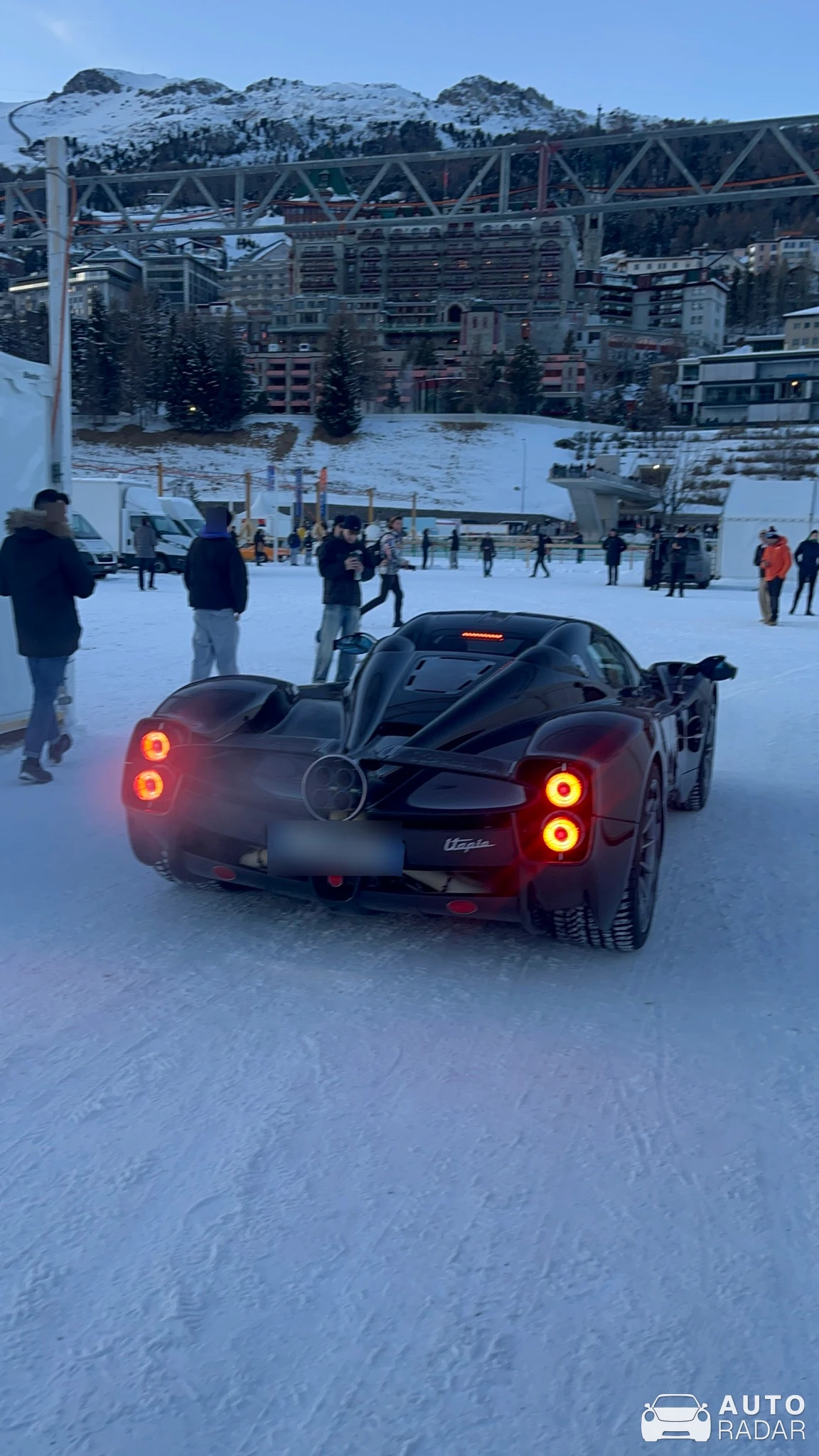 Pagani Utopia spotted in Sankt Moritz, Svizzera