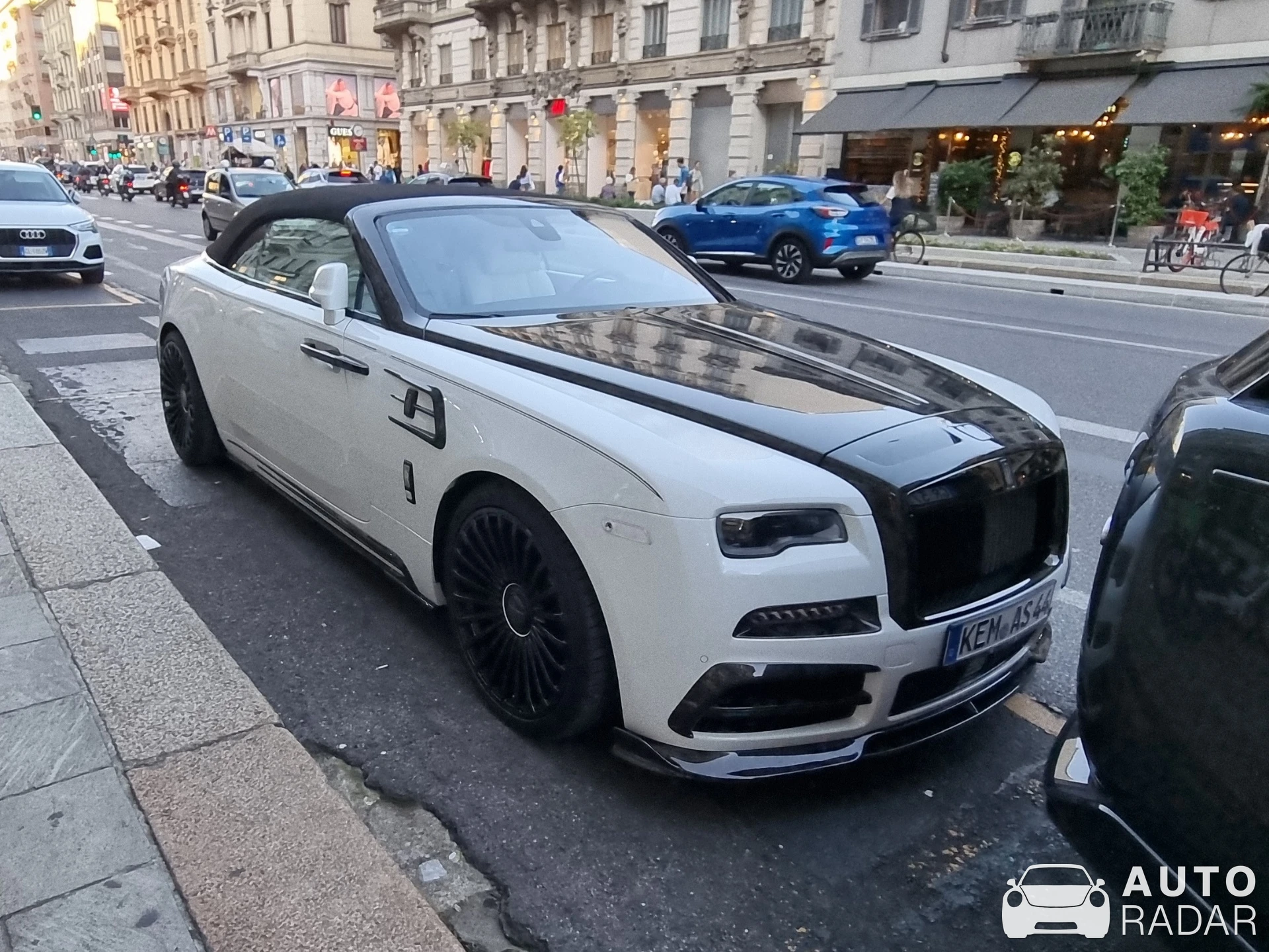 Rolls-Royce Dawn Mansory spotted in Milano, Italy