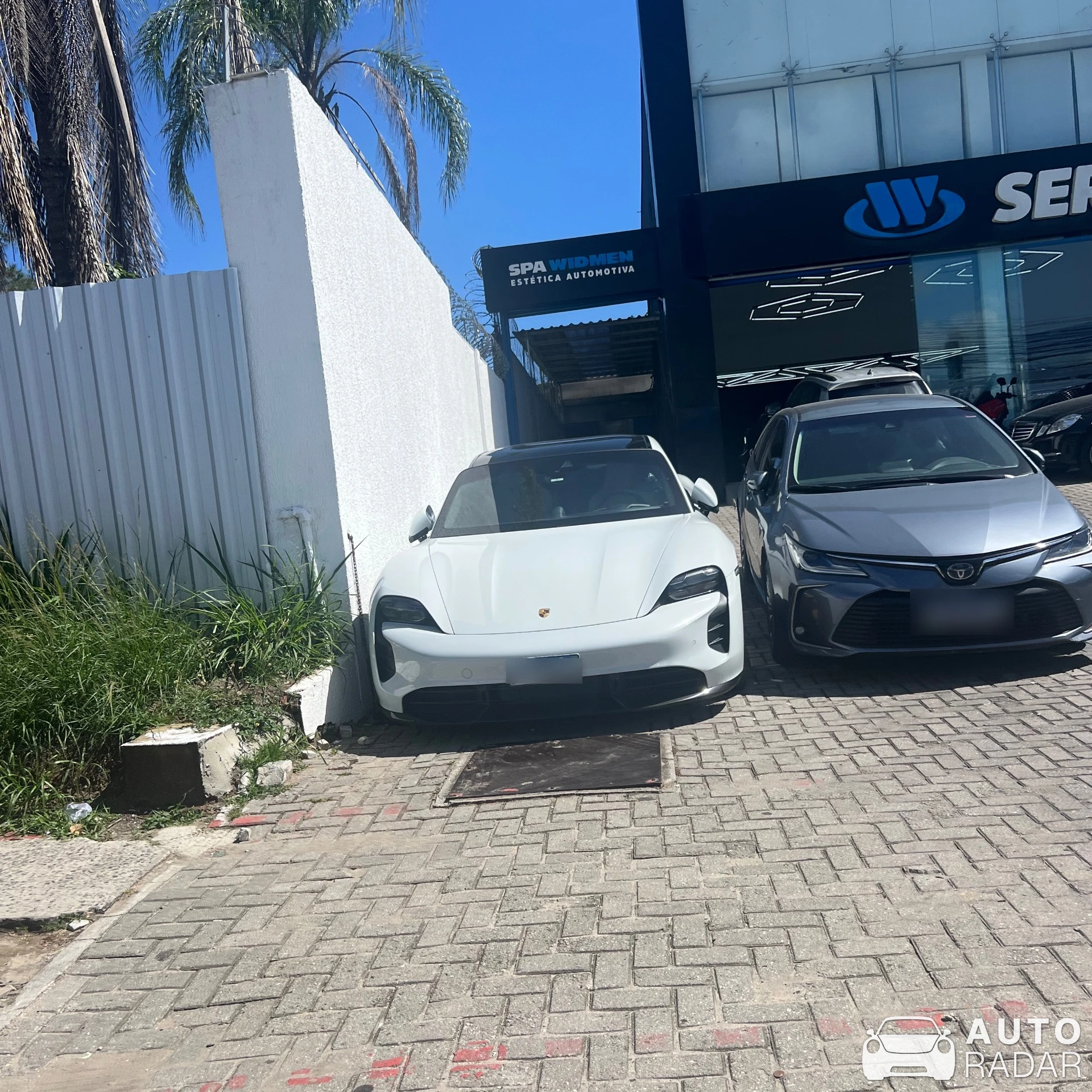 Porsche Taycan GTS spotted in Barra da Tijuca, Brazil