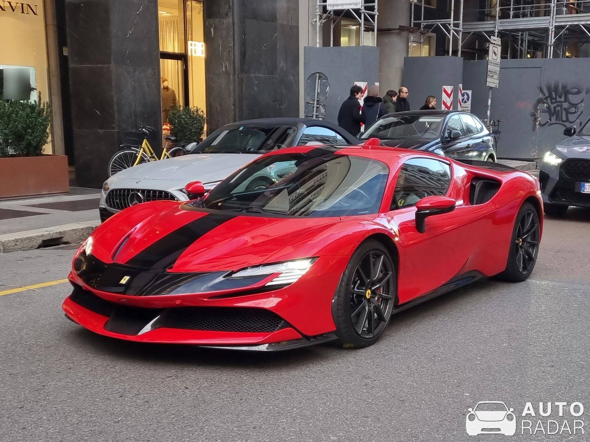 Ferrari SF90 Stradale Assetto Fiorano spotted in Milano, Italia