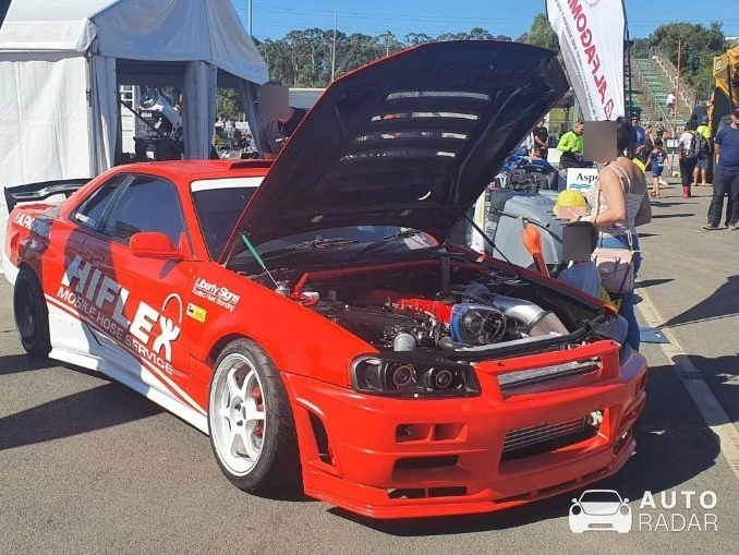 Nissan Skyline R34 GT-T spotted in Parramatta, Australia