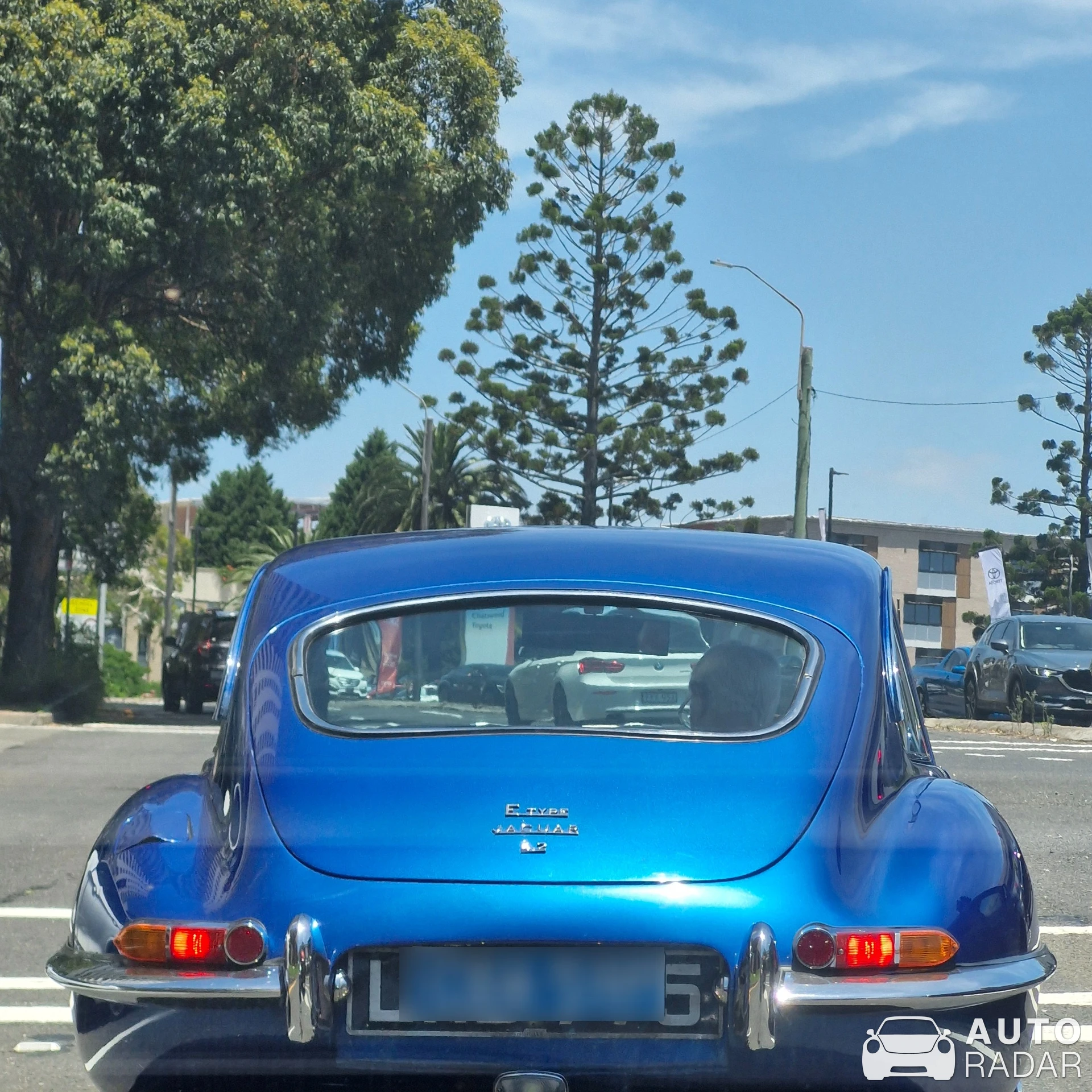 Jaguar E-Type spotted in Chatswood, Australia