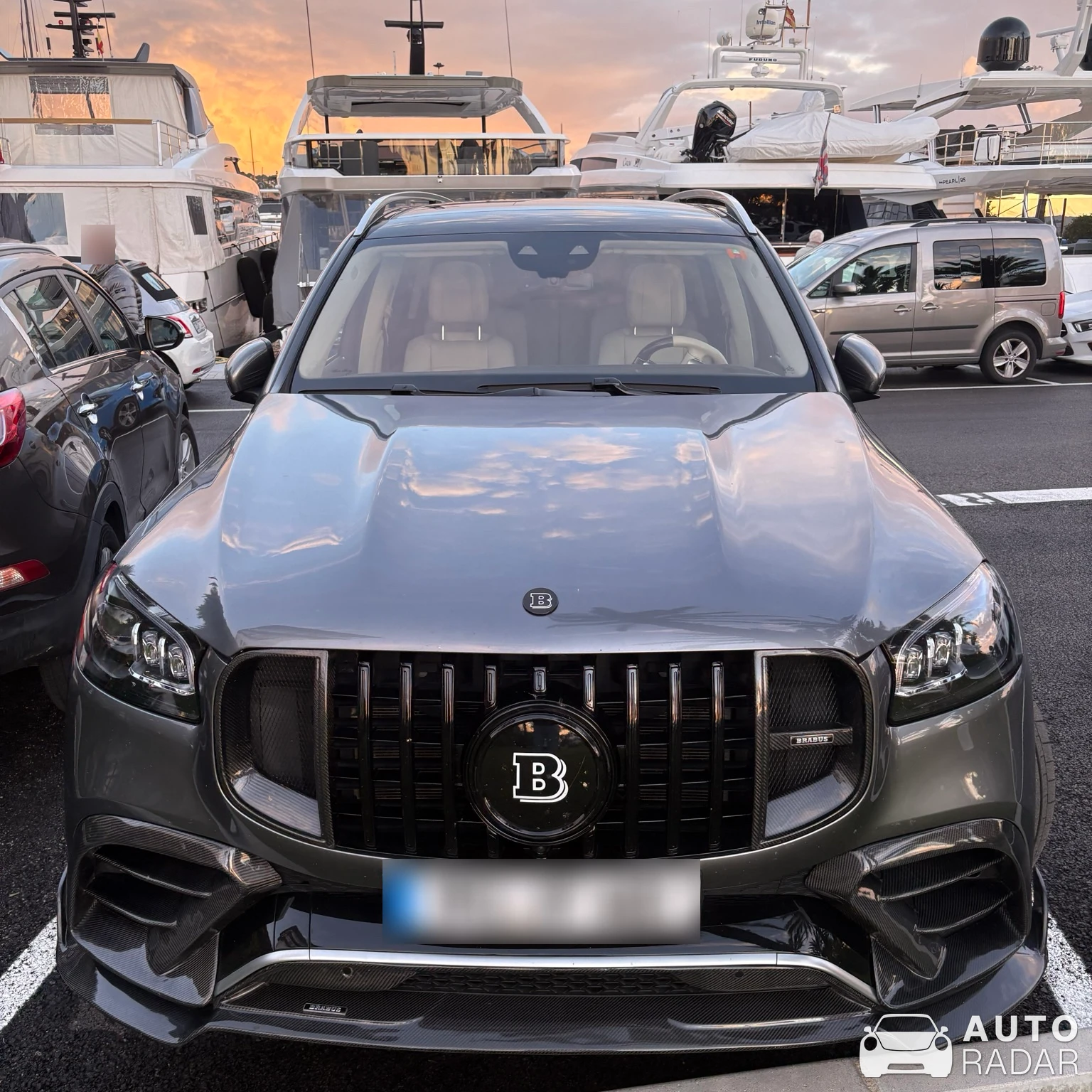 Mercedes-AMG Brabus GLS 63 X167 spotted in Portals Nous, Spanien