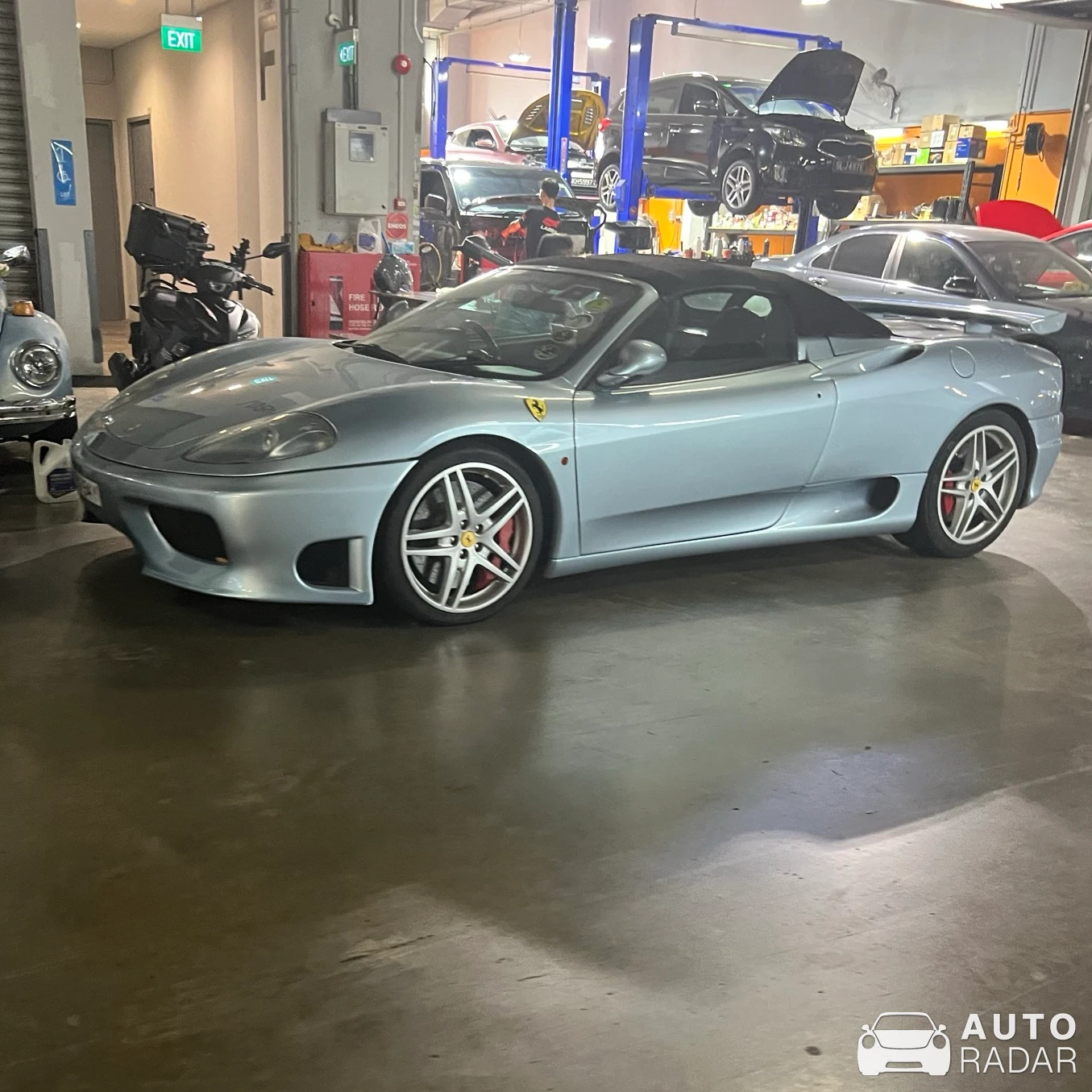 Ferrari 360 Spider Novitec Rosso spotted in Singapore