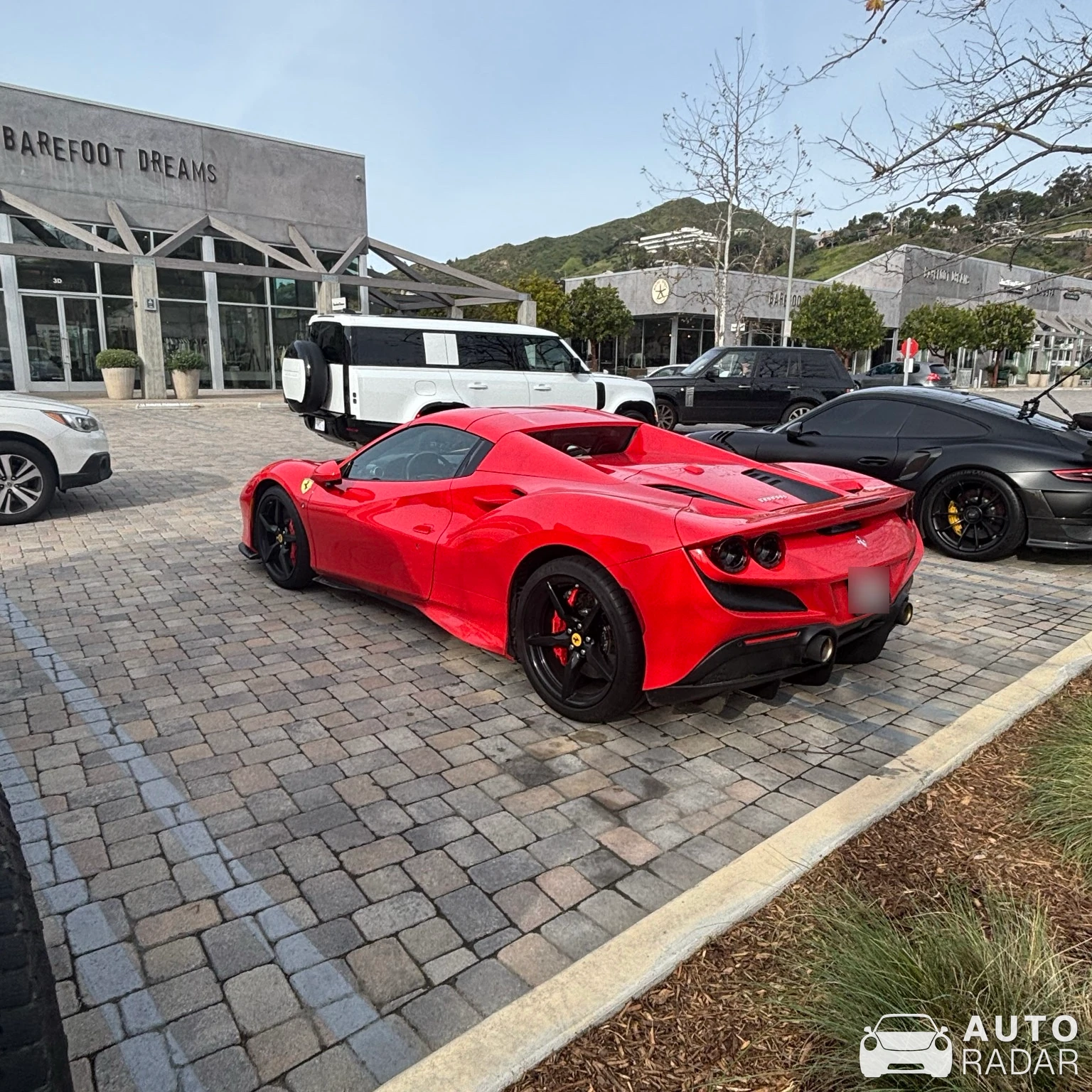 Ferrari F8 Spider spotted in Malibu, United States