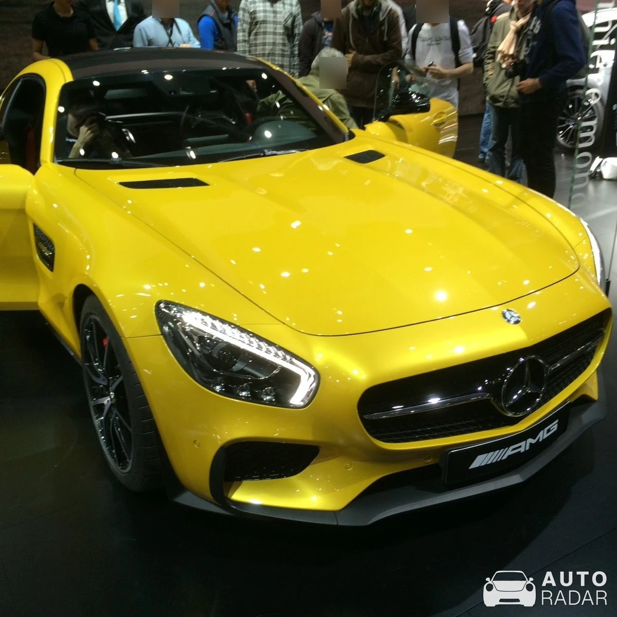 Mercedes-AMG GT S C190 spotted in Paris, France
