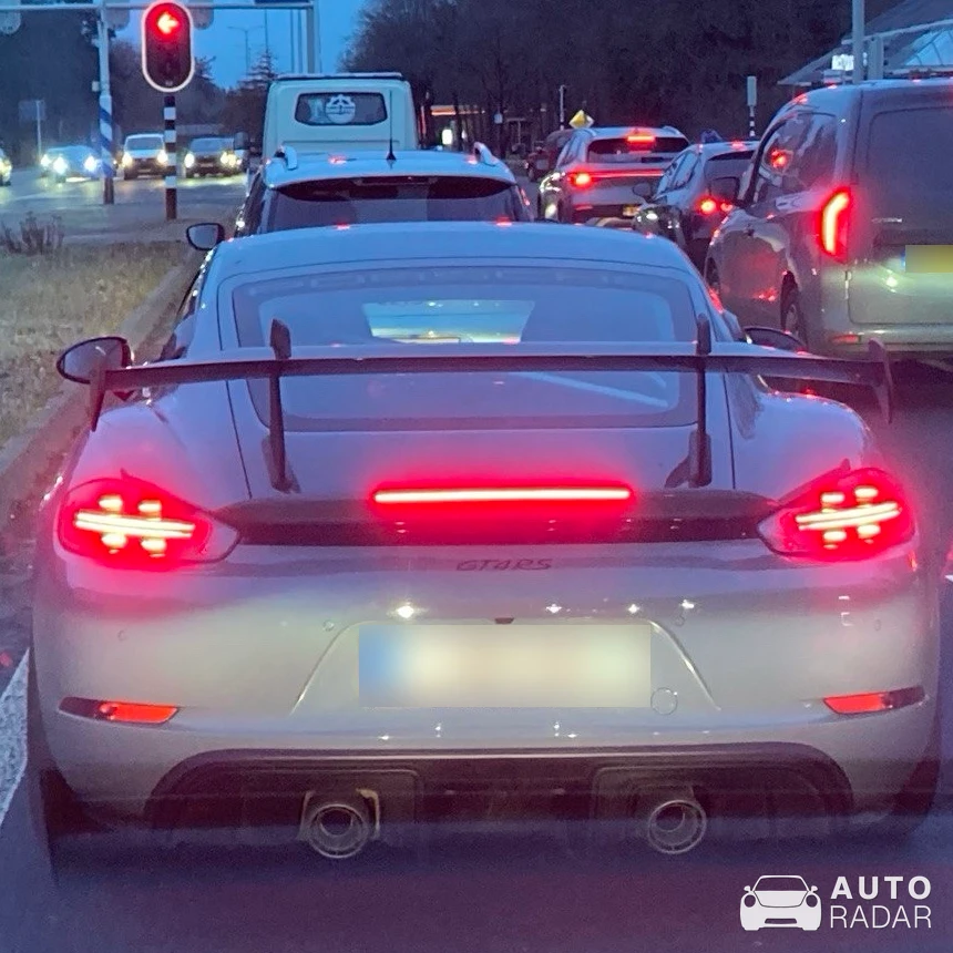 Porsche 718 Cayman GT4 RS spotted in Den Dolder, Nederland