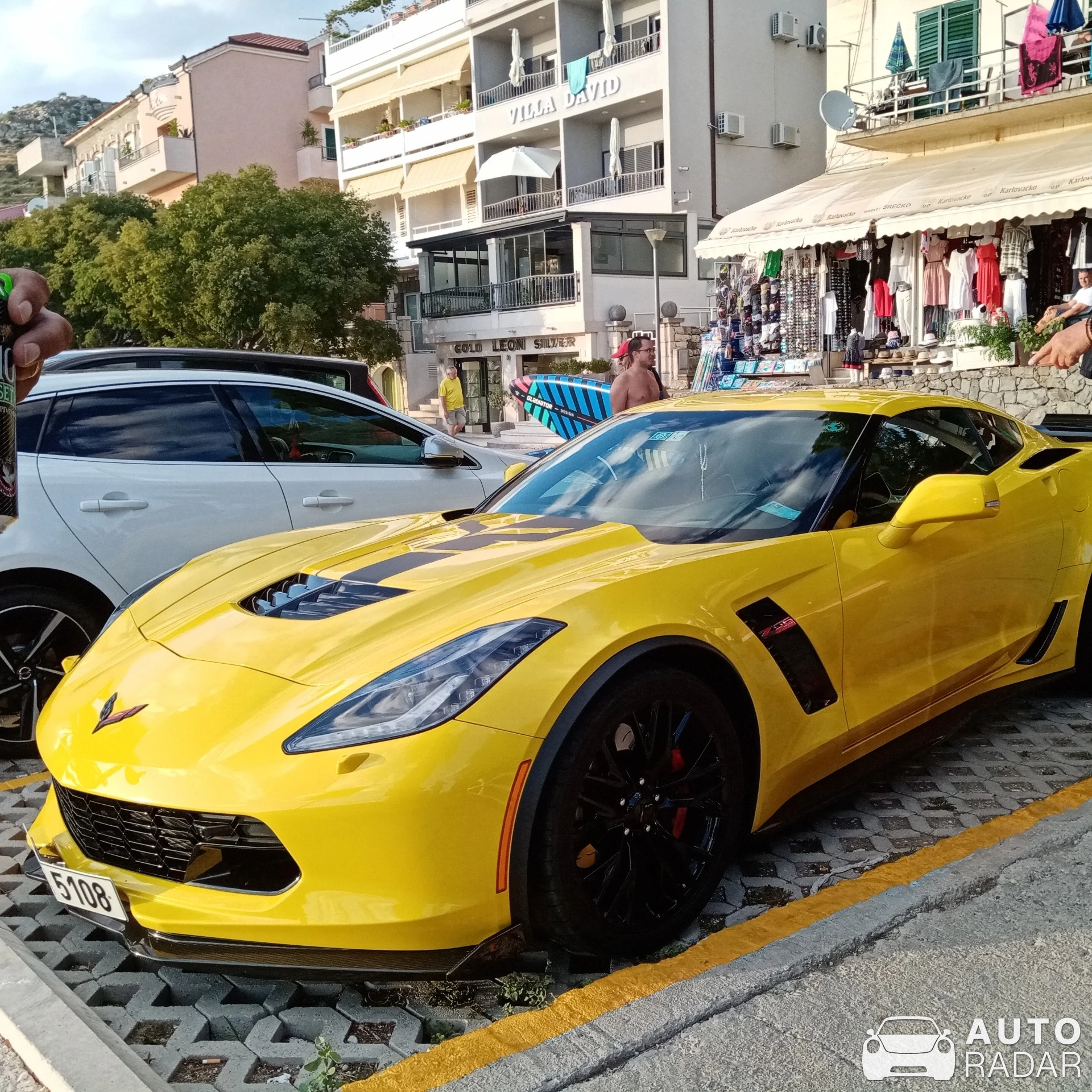 Chevrolet Corvette C7 Z06 spotted in Makarska, Croatia