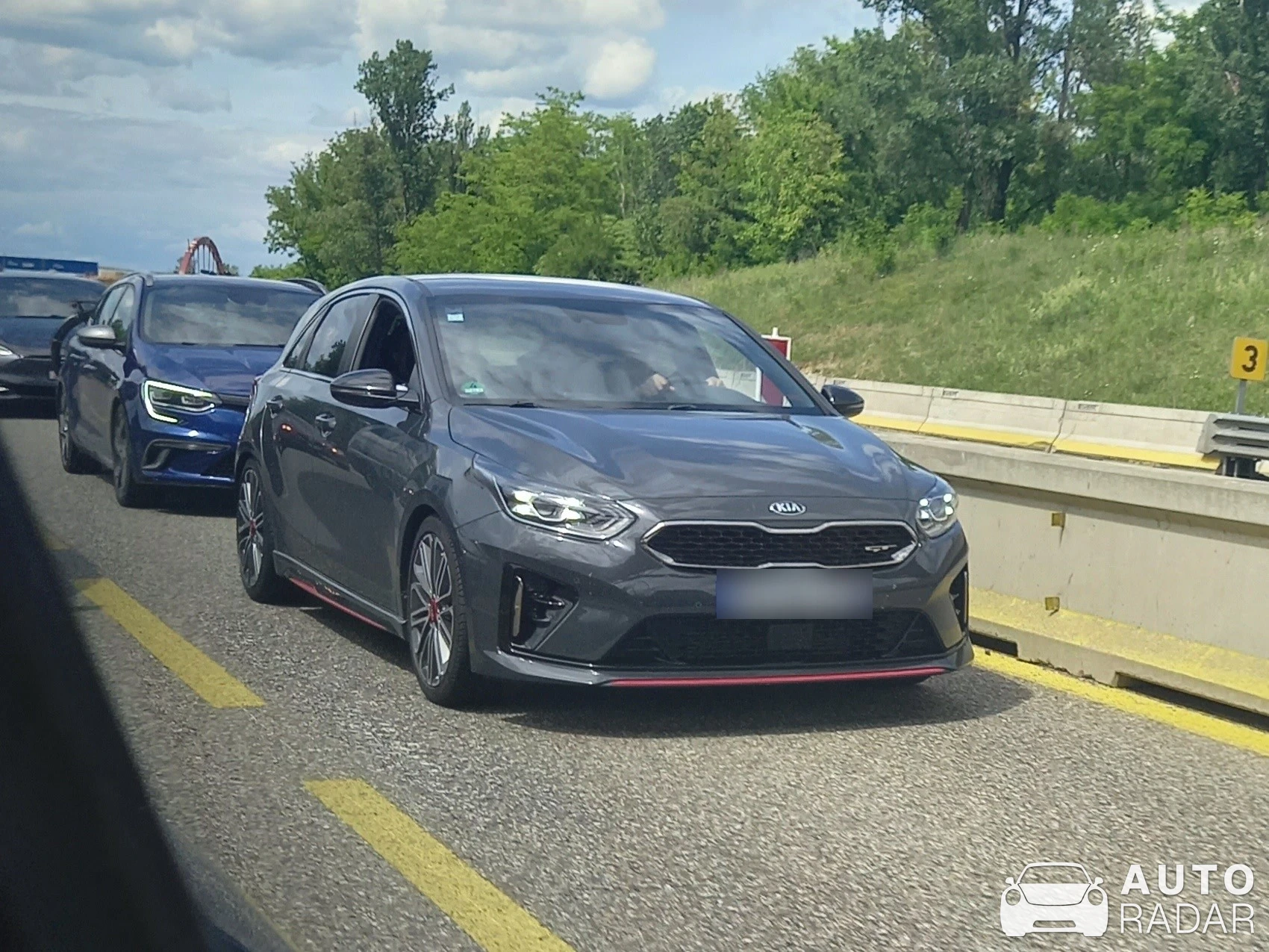 Kia Ceed GT spotted in Hésingue