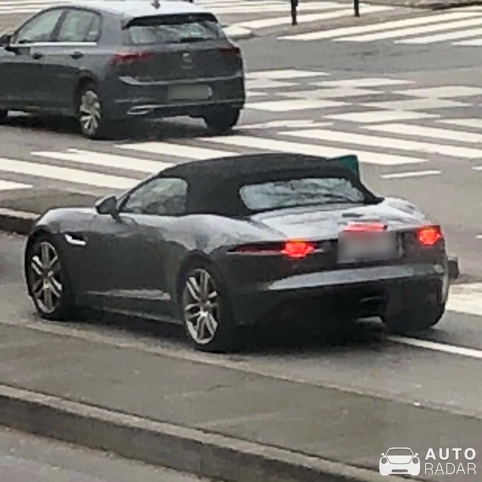 Jaguar F-Type P380 Convertible spotted in Boulogne-Billancourt, France