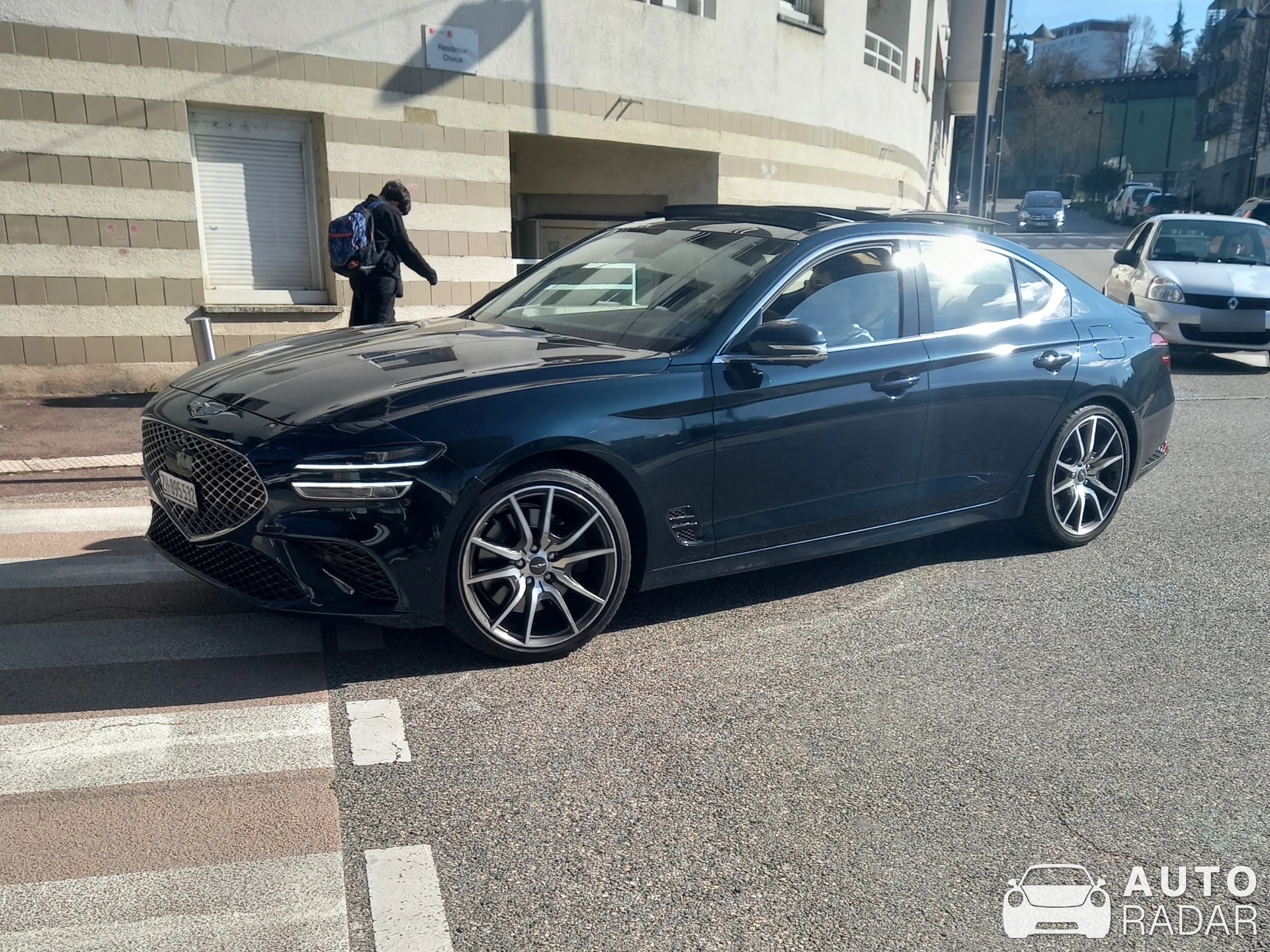 Genesis G70 Shooting Brake spotted in Annecy