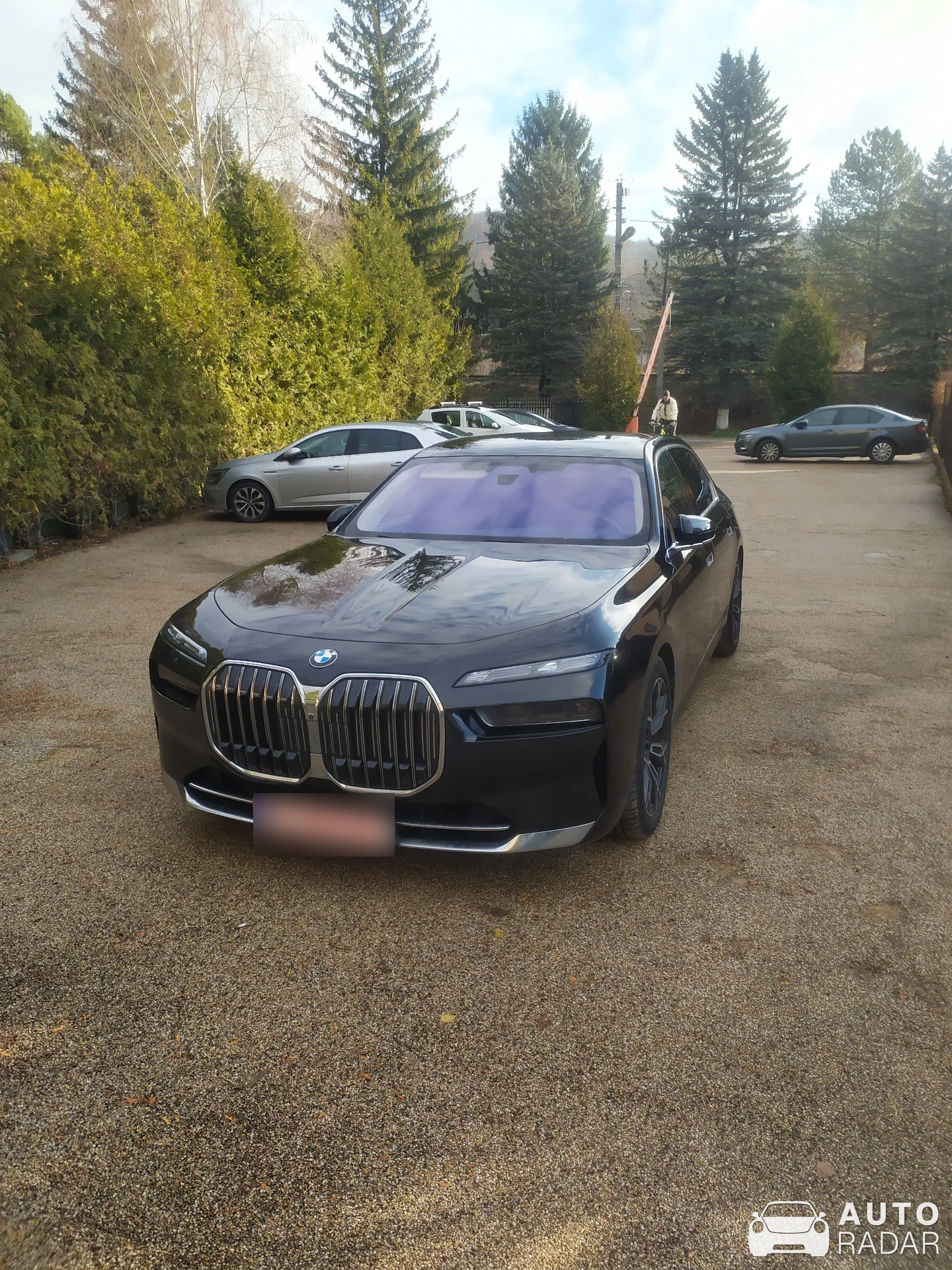 BMW i7 spotted in Slănic, Romania