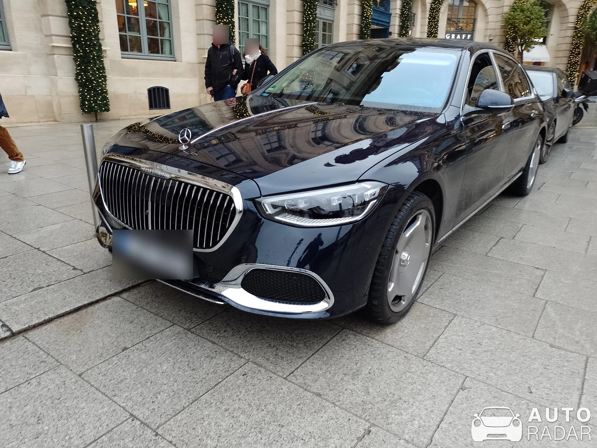 Mercedes-Maybach S 580 4MATIC spotted in Paris, France