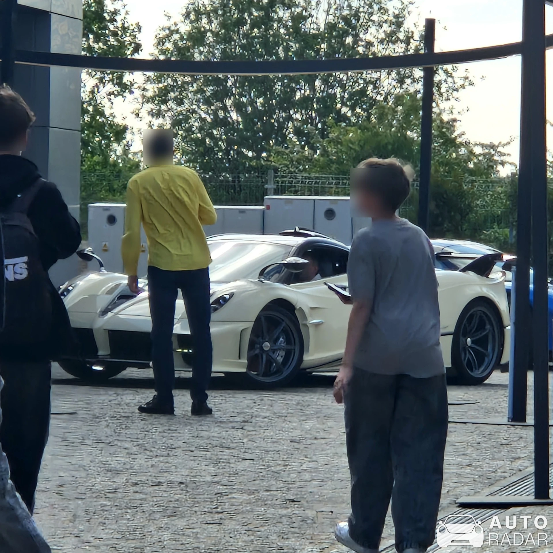 Pagani Huayra Imola Roadster spotted in Warszawa, Polska