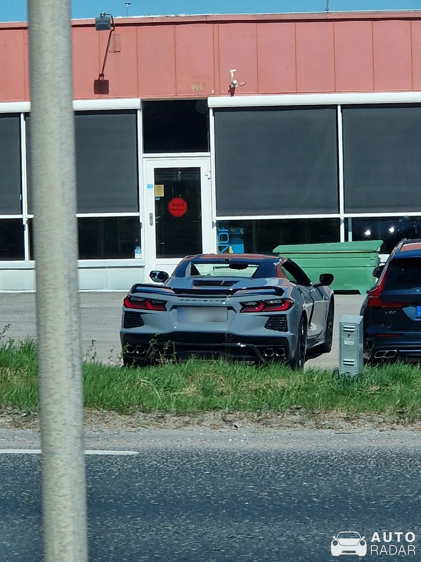 Chevrolet Corvette C8 Stingray spotted in Västerås