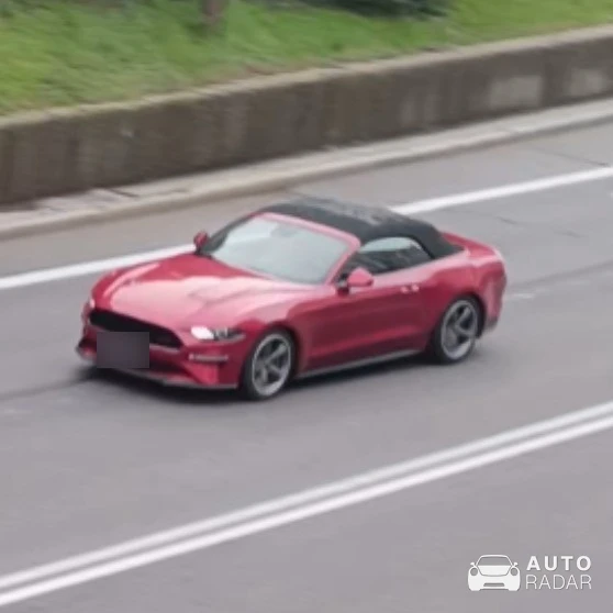 Ford Mustang GT Convertible spotted in Bratislava, Slovakia