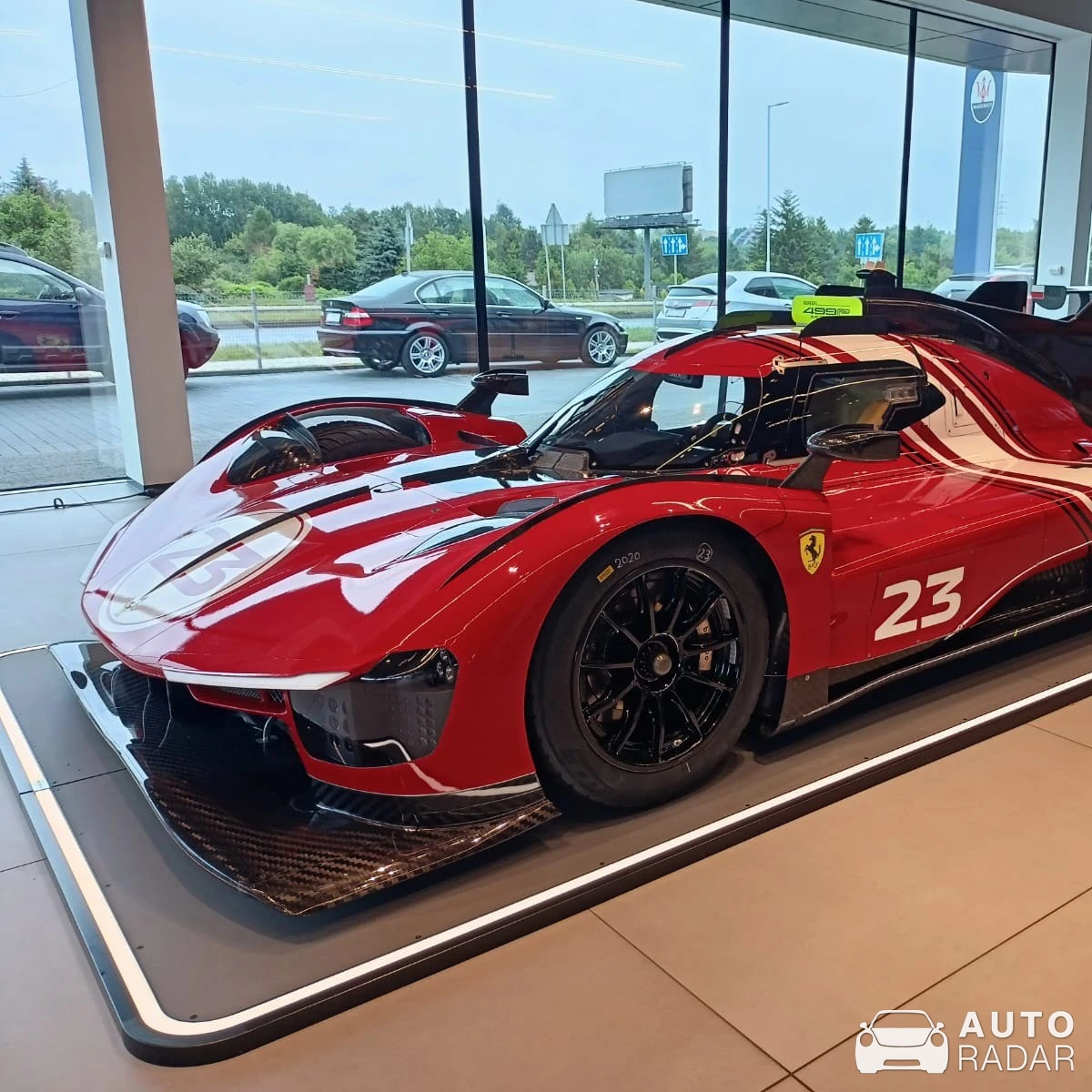 Ferrari 499P Modificata spotted in Katowice, Poland