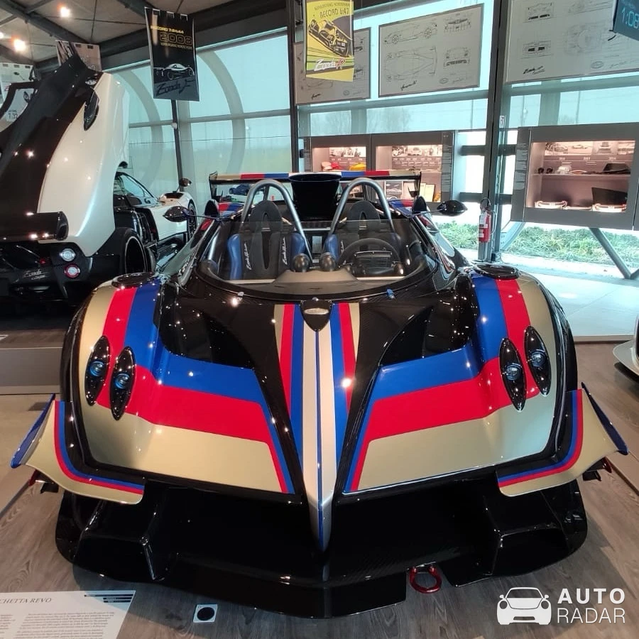 Pagani Zonda Revo Barchetta spotted in Bologna