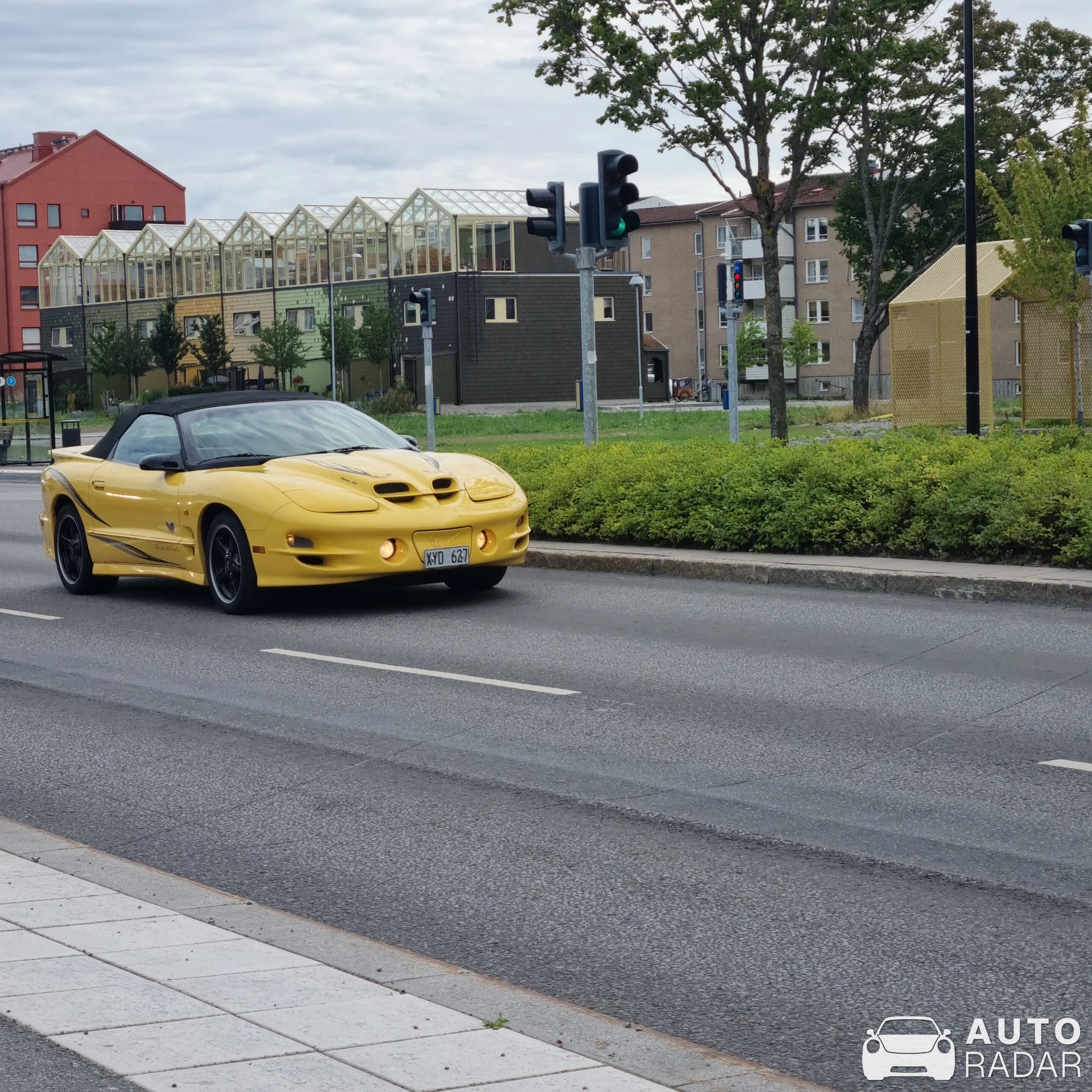 Pontiac Firebird TransAm Convertible spotted in Uppsala