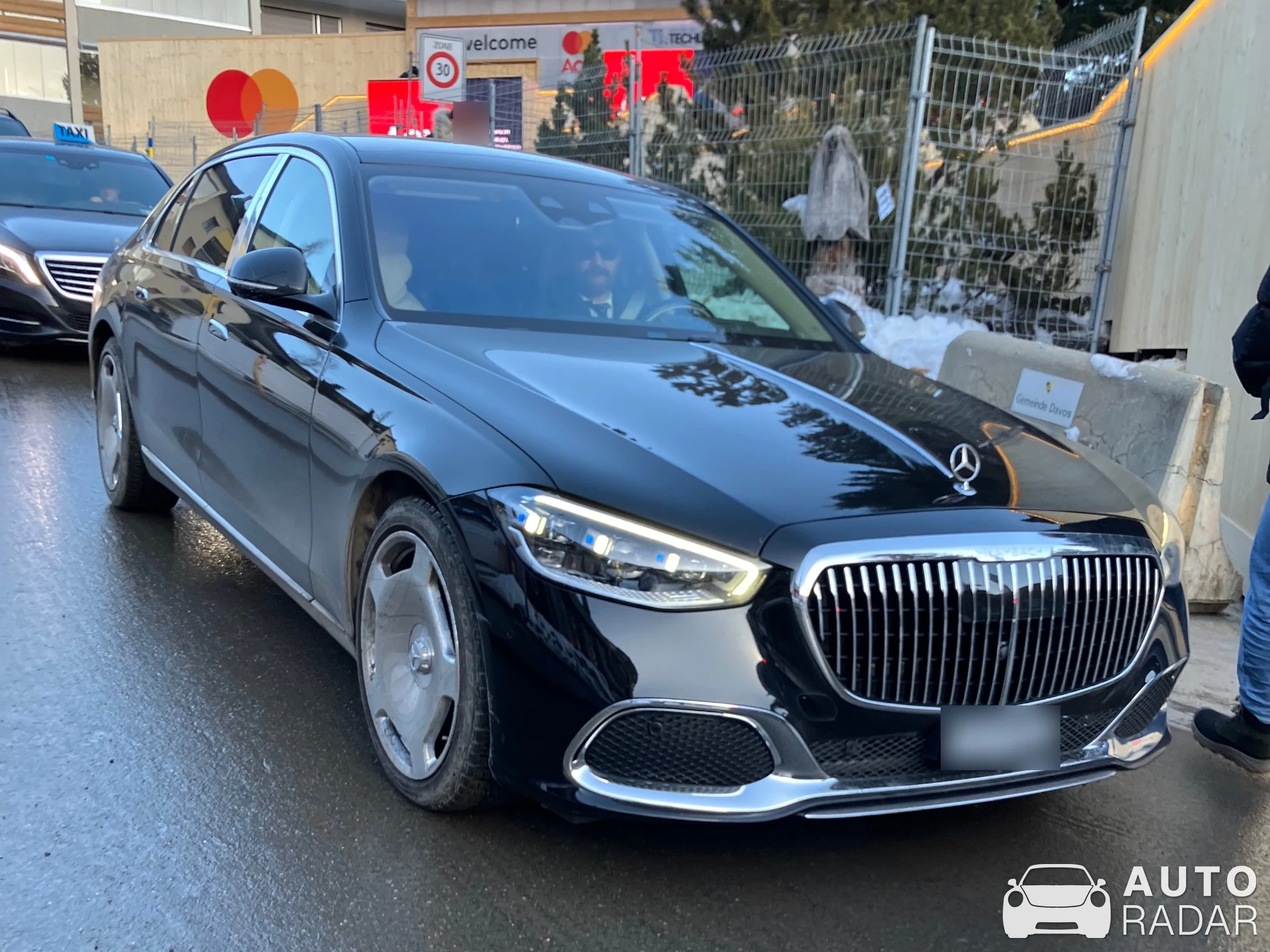 Mercedes-Maybach S 680 Edition 100 spotted in Davos