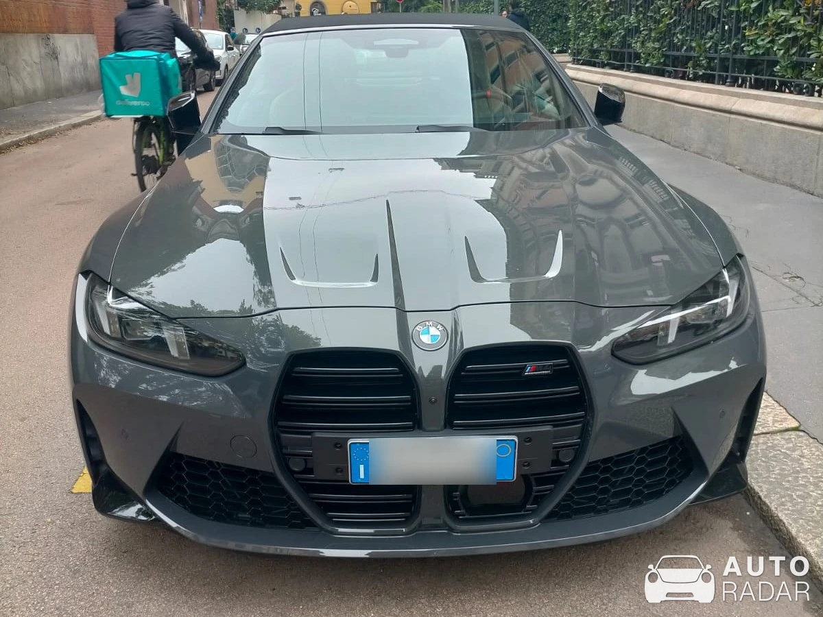 BMW M4 G83 Convertible Competition 2024 spotted in Milan, Italy