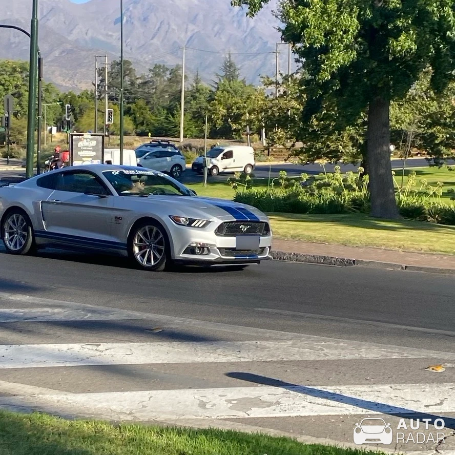 Ford Mustang GT 50th Anniversary Convertible spotted in Vitacura, Chile