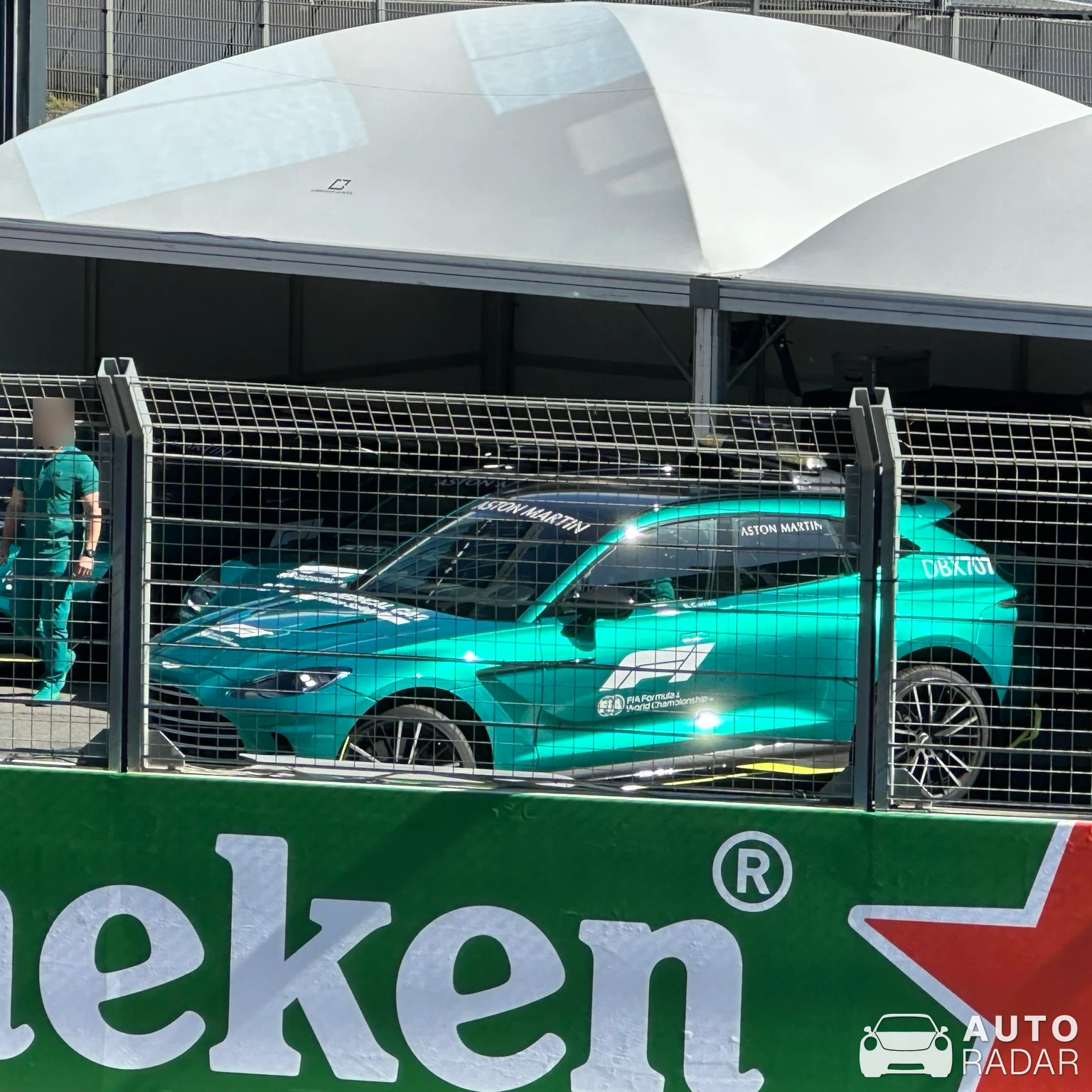 Aston Martin DBX707 Medical Car spotted in Zandvoort