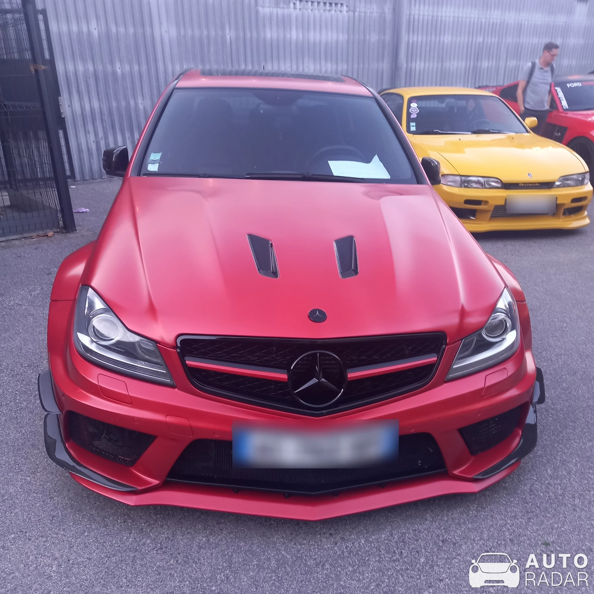 Mercedes-Benz MKB Inden Design C 63 AMG W204 2012 Black Series spotted in Sevrier