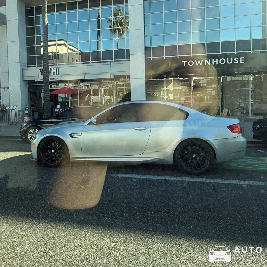 BMW M3 E92 Coupé Frozen Silver Edition spotted in Beverly Hills, United States