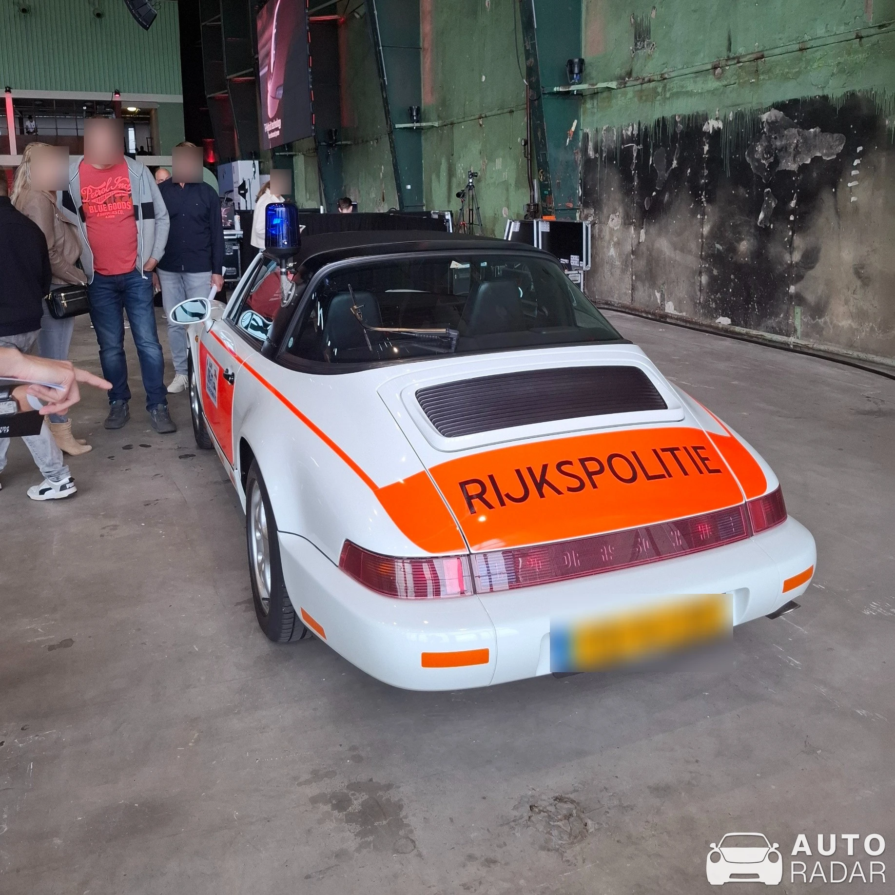 Porsche 964 Targa Rijkspolitie spotted in Pernis Rotterdam
