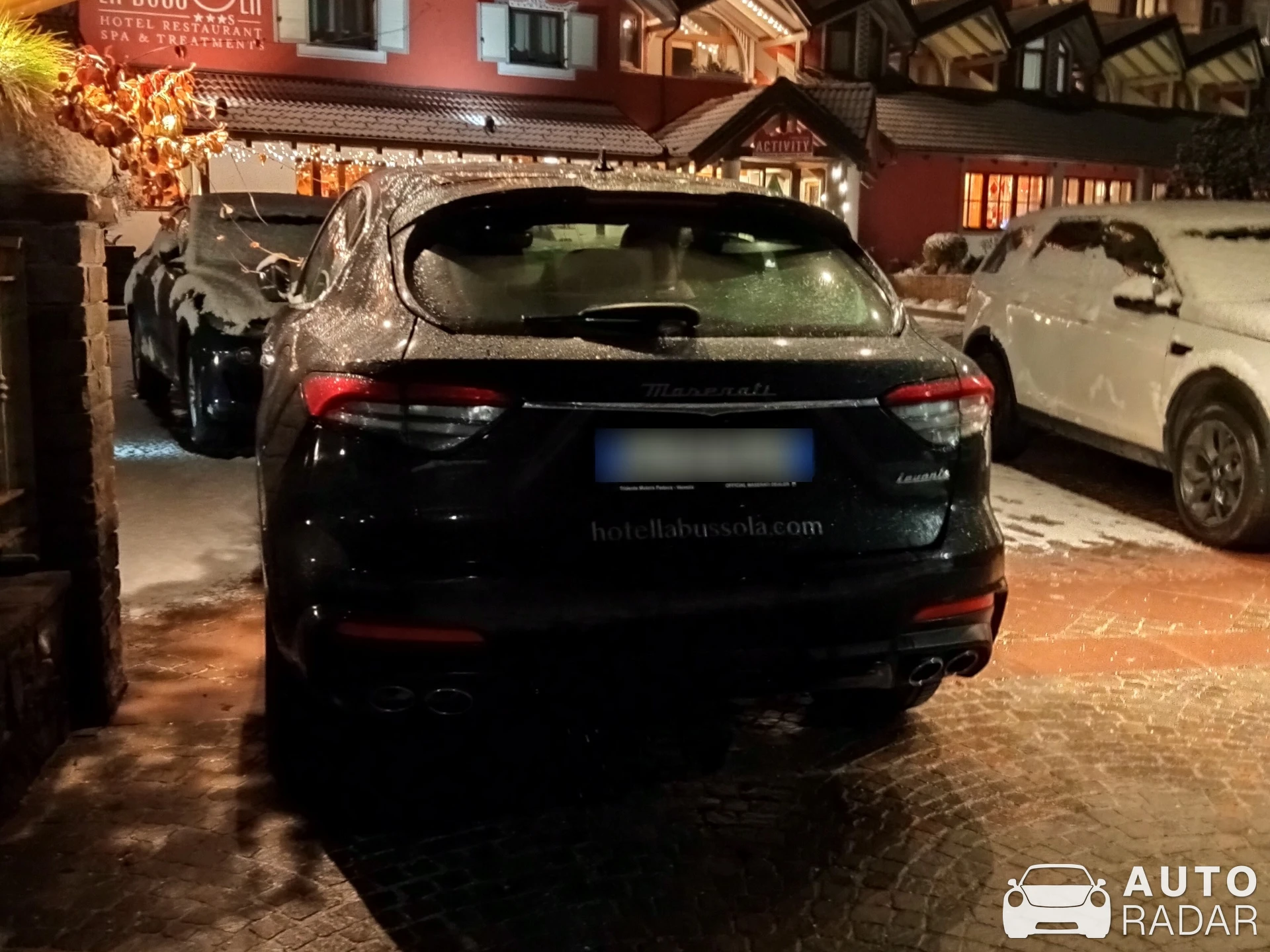 Maserati Levante Trofeo spotted in Andalo, Italia