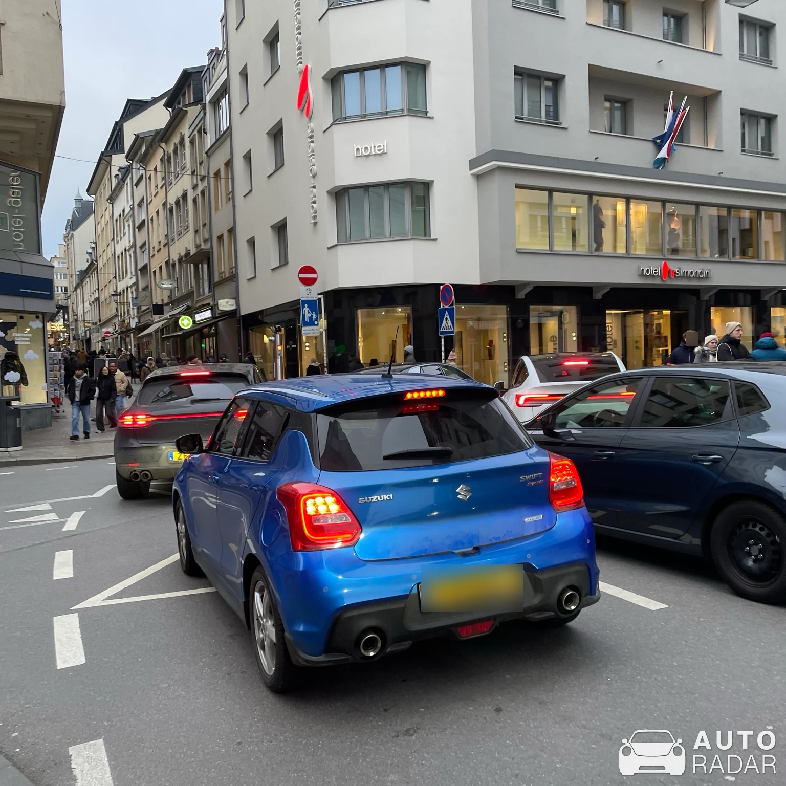 Suzuki Swift Sport NZ spotted in Luxembourg