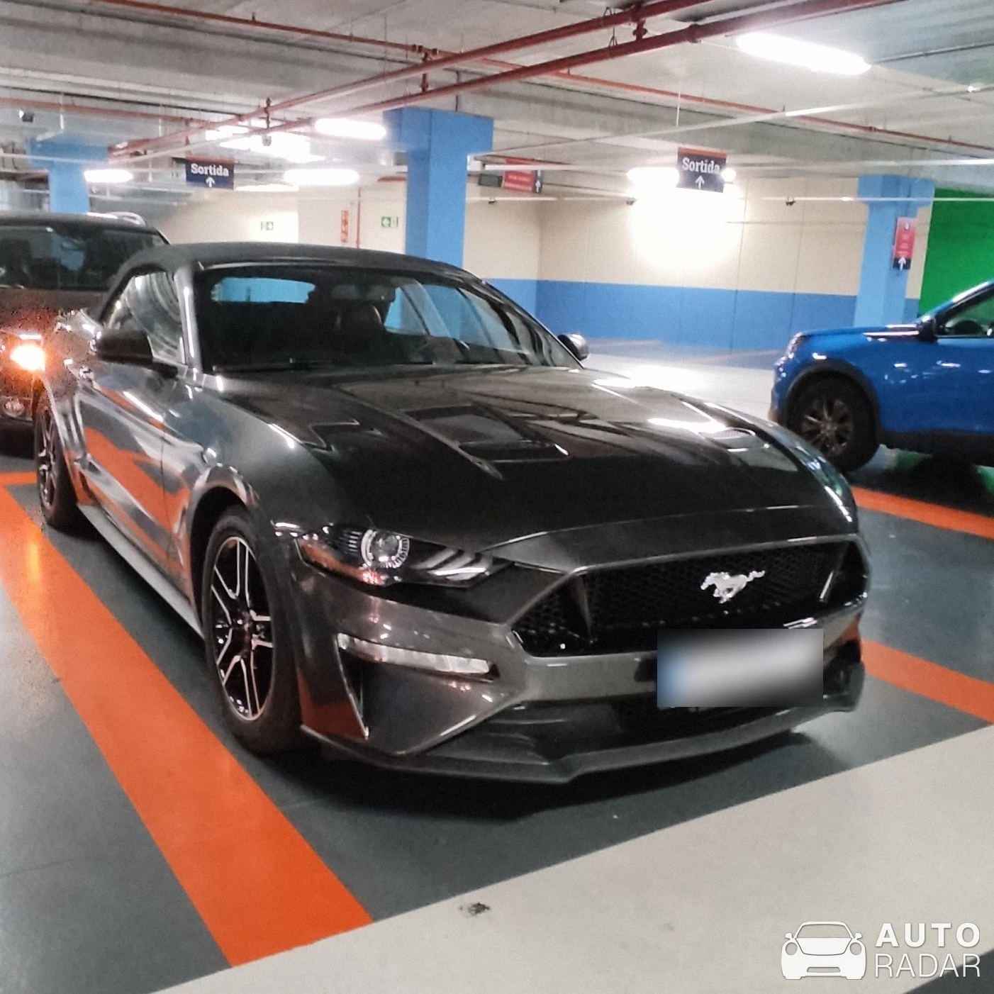 Ford Mustang 2.3 Ecoboost Convertible spotted in Lloret de Mar, Spain